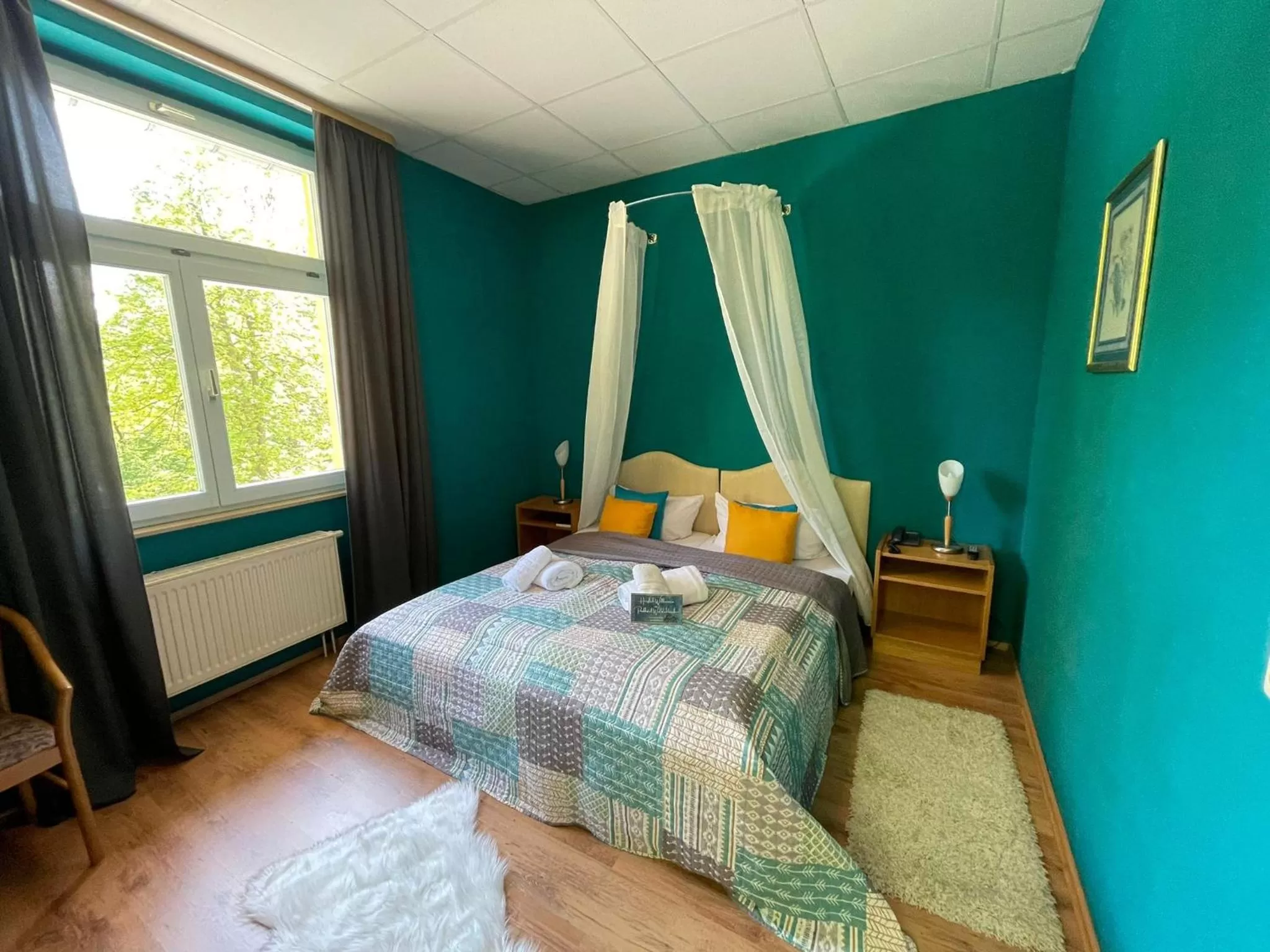 Bedroom, Bed in Parkhotel Waldschlösschen