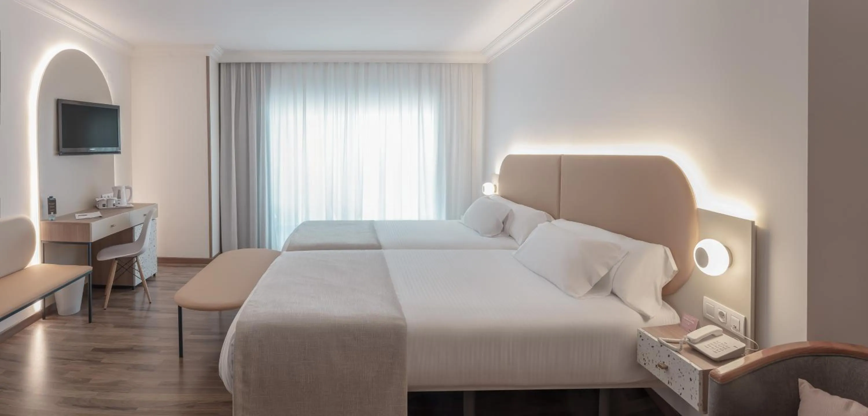 Bed in Hotel RH Victoria & Spa 4 Sup