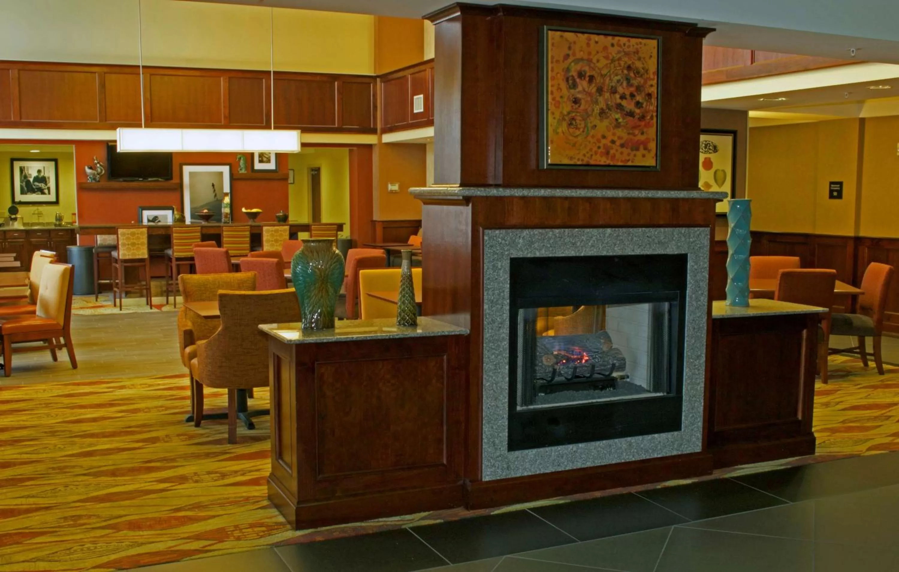 Lobby or reception in Hampton Inn & Suites Norfolk-Airport