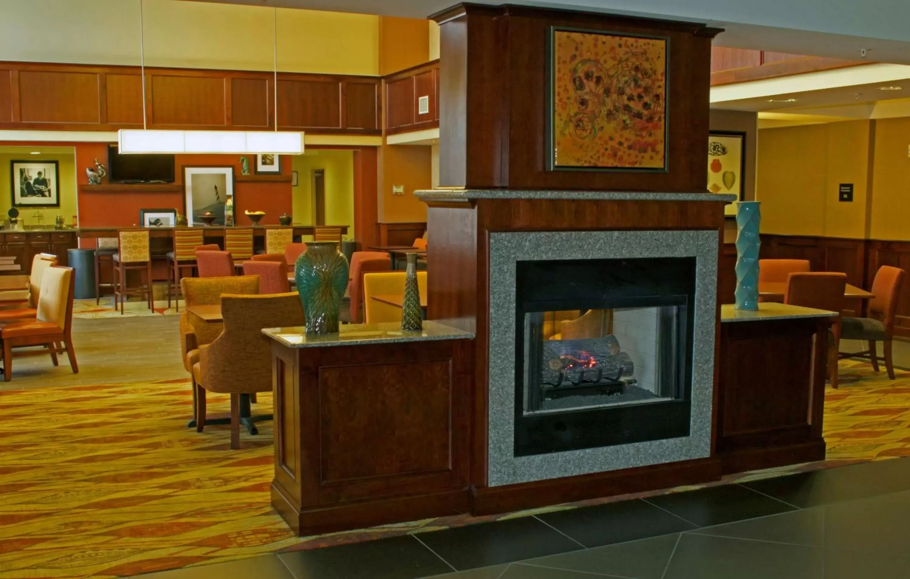 Lobby or reception in Hampton Inn & Suites Norfolk-Airport