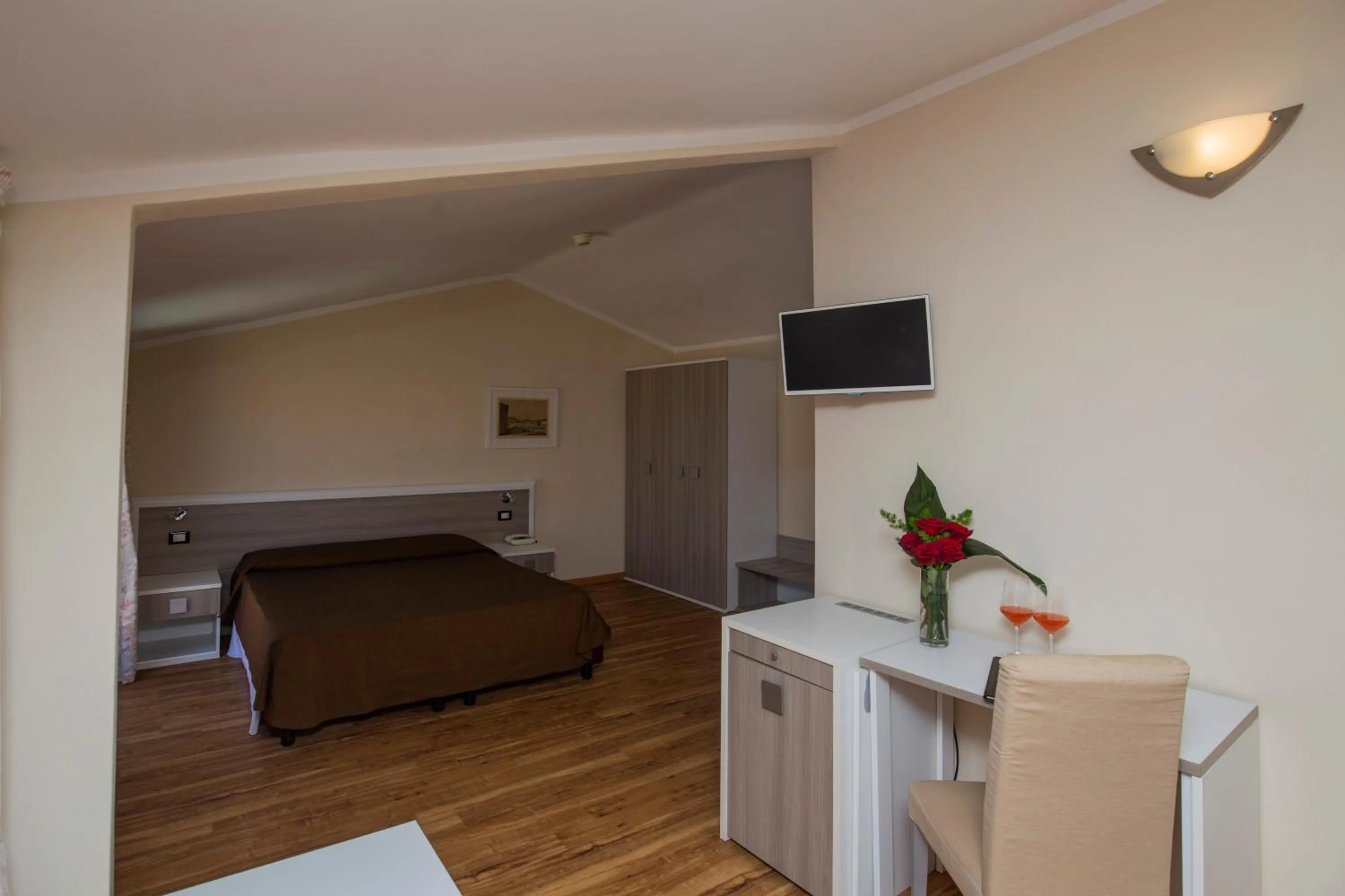 Bed in Hotel Fabricia