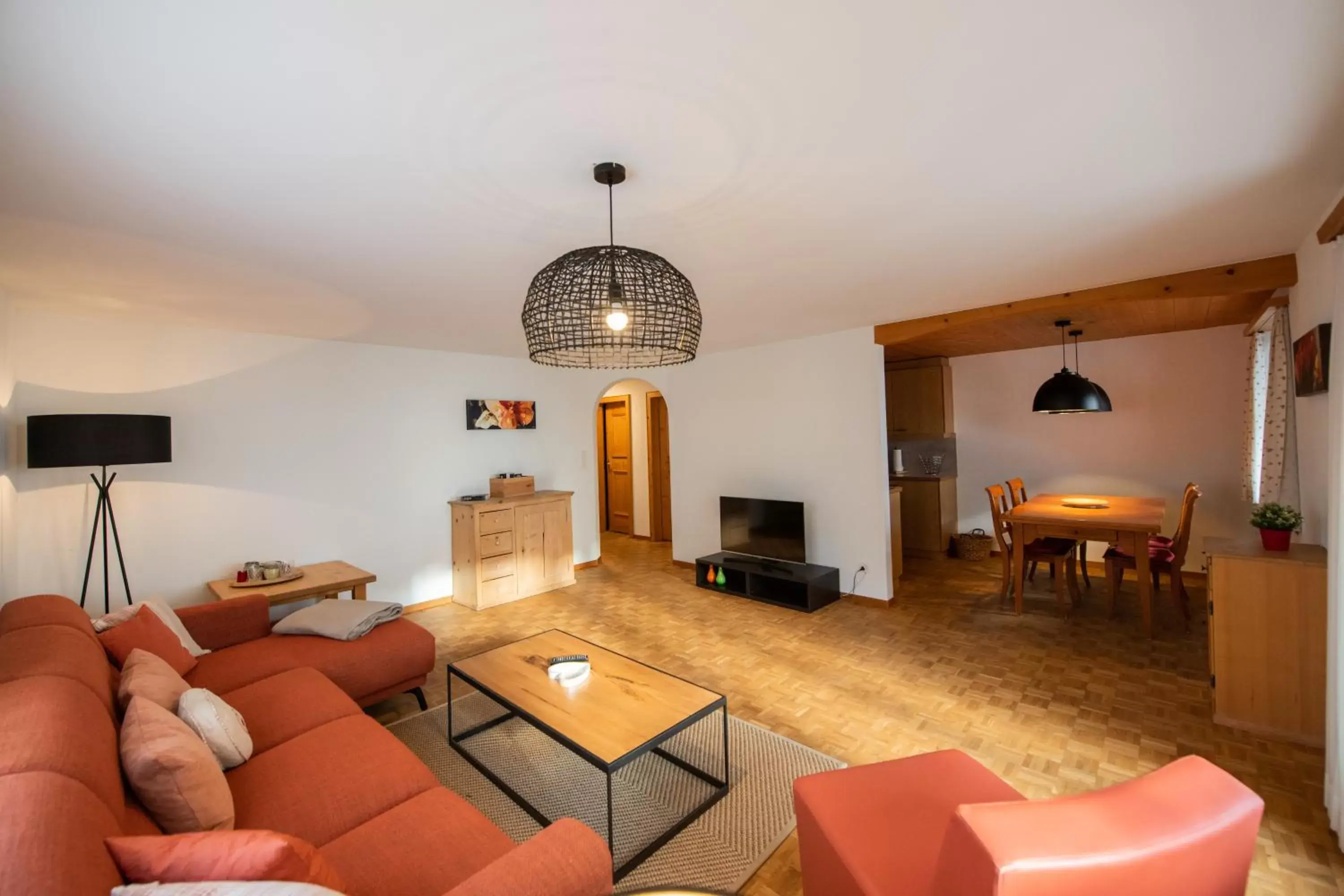 Living room, Seating Area in Sport-Lodge Klosters