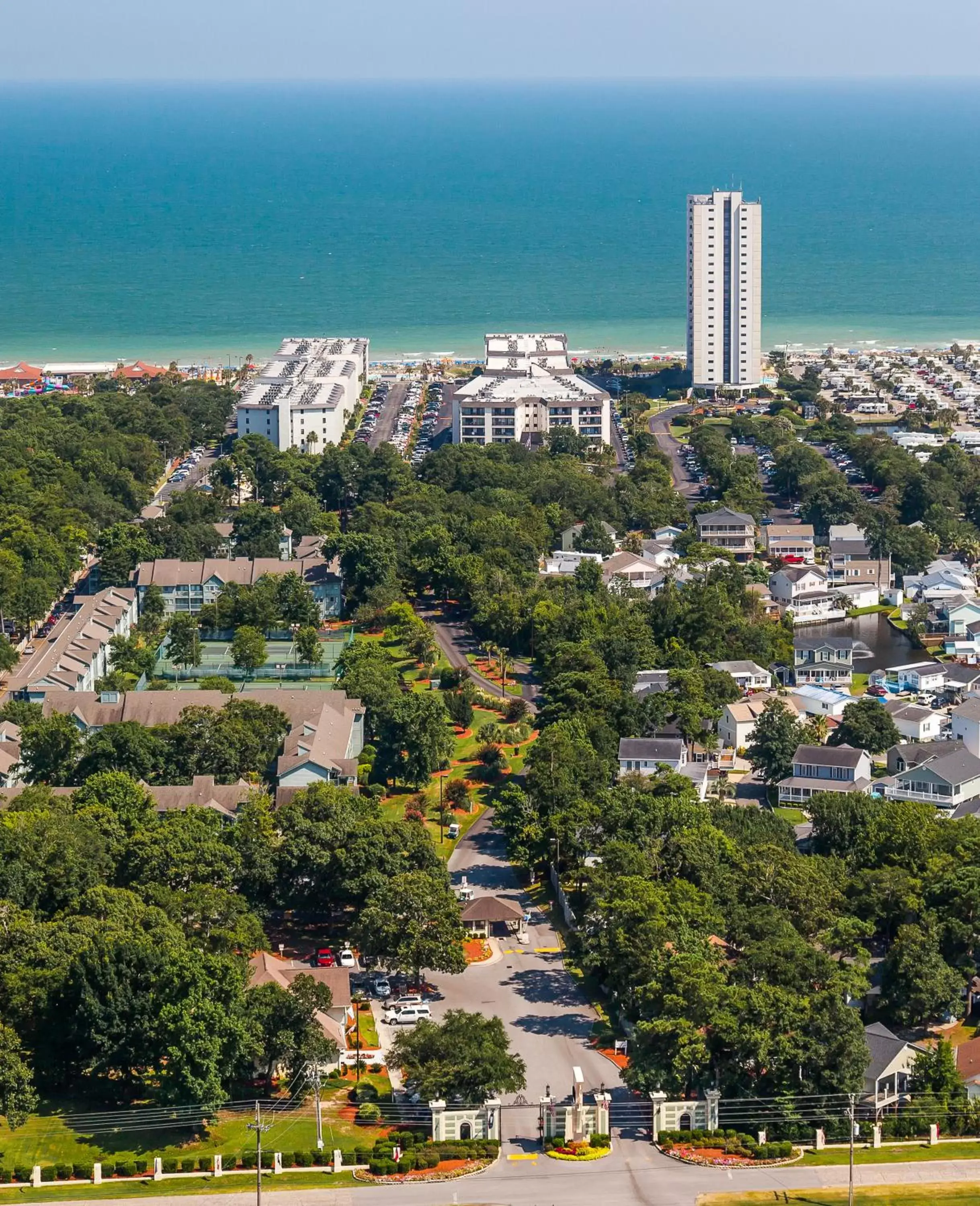 Bird's eye view, Bird's-eye View in Myrtle Beach Resort