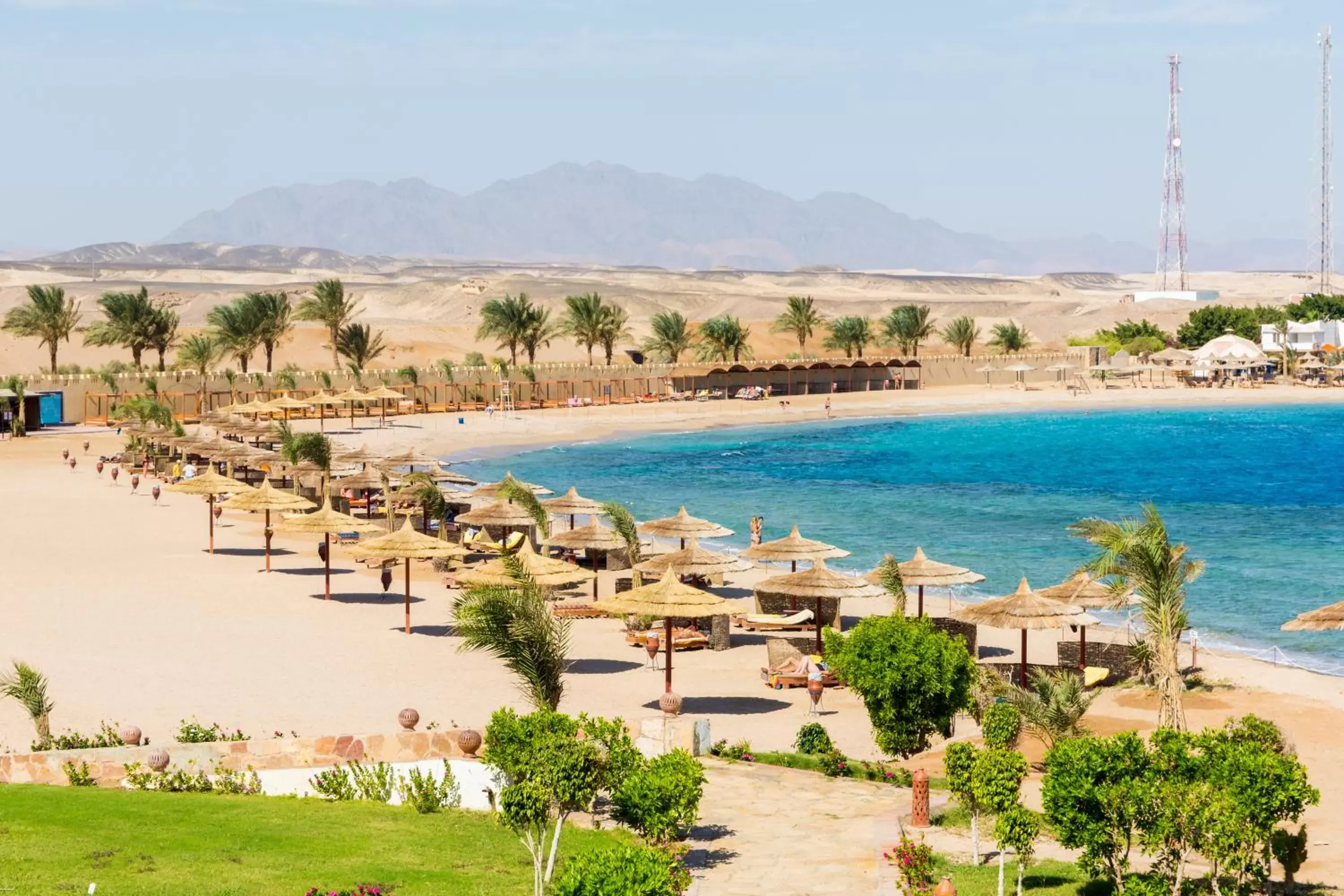 Beach, Swimming Pool in Coral Sun Beach