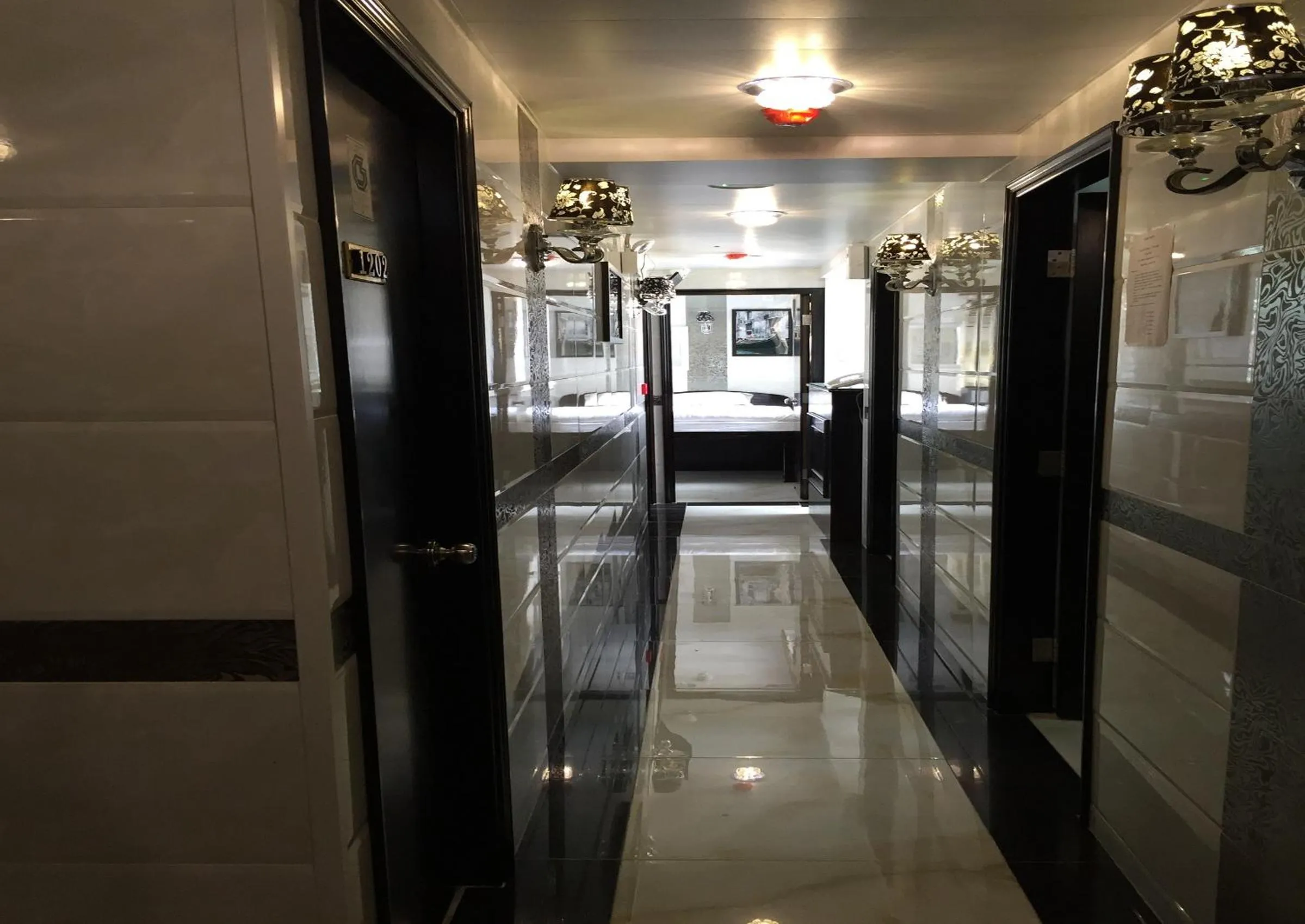 Decorative detail in Hostel Venus