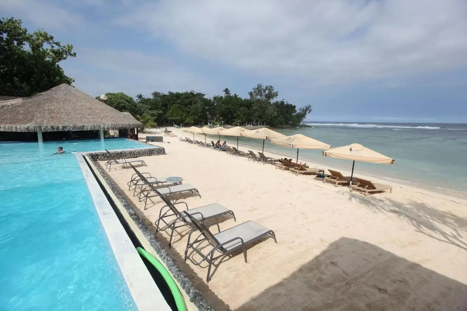 Swimming pool, Beach in Breakas Beach Resort