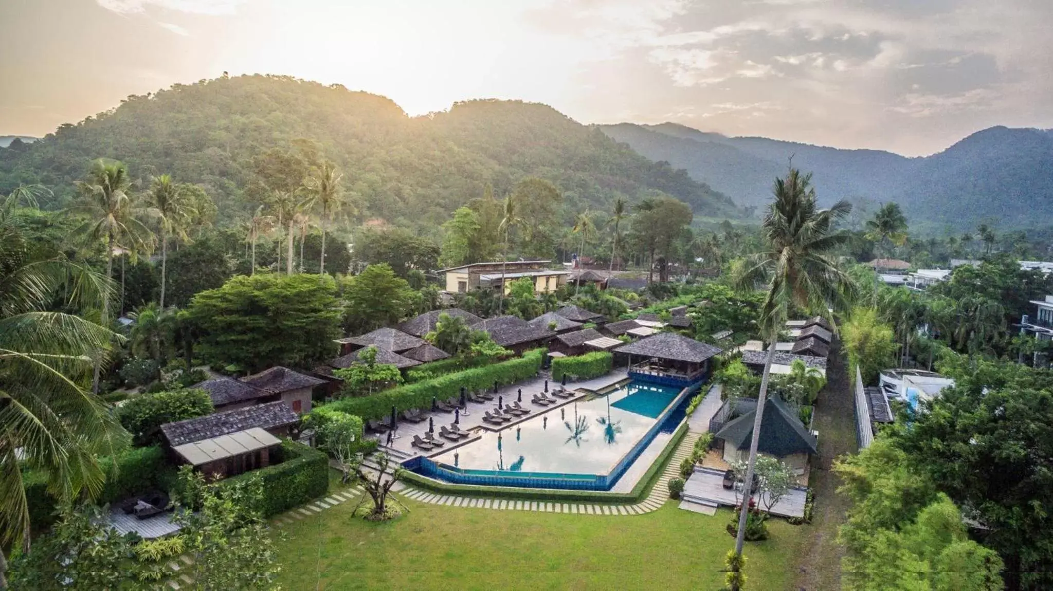 Mountain view, Pool View in GajaPuri Resort Koh Chang