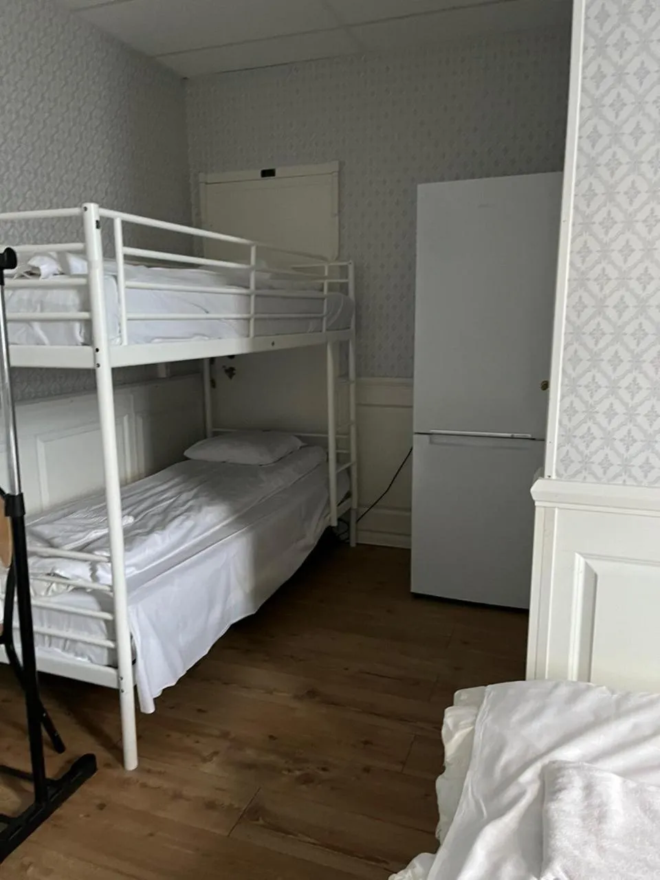 Bed in Halmstad Hotell & Vandrarhem Kaptenshamn