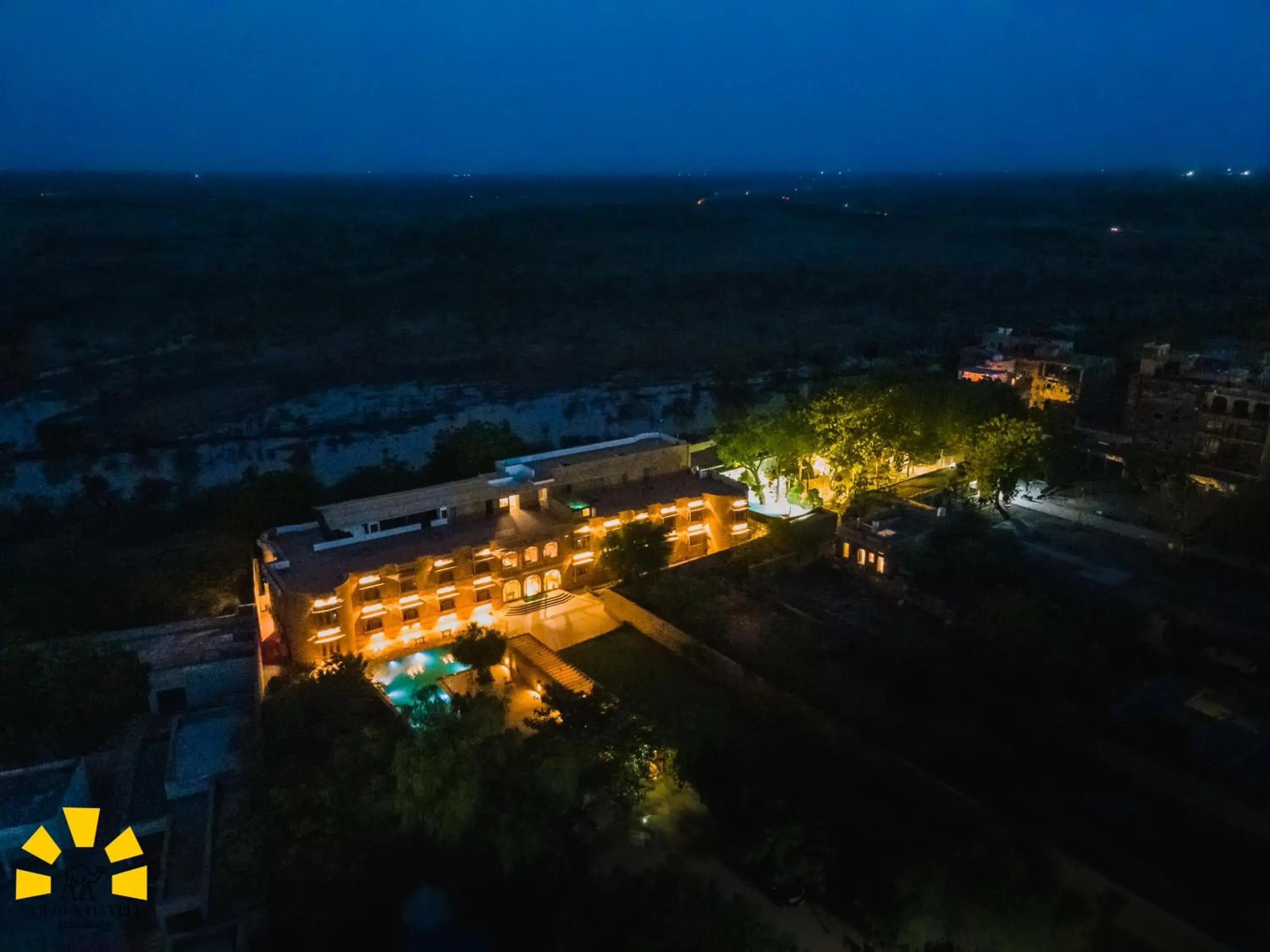 Bird's-eye View in Golden Haveli