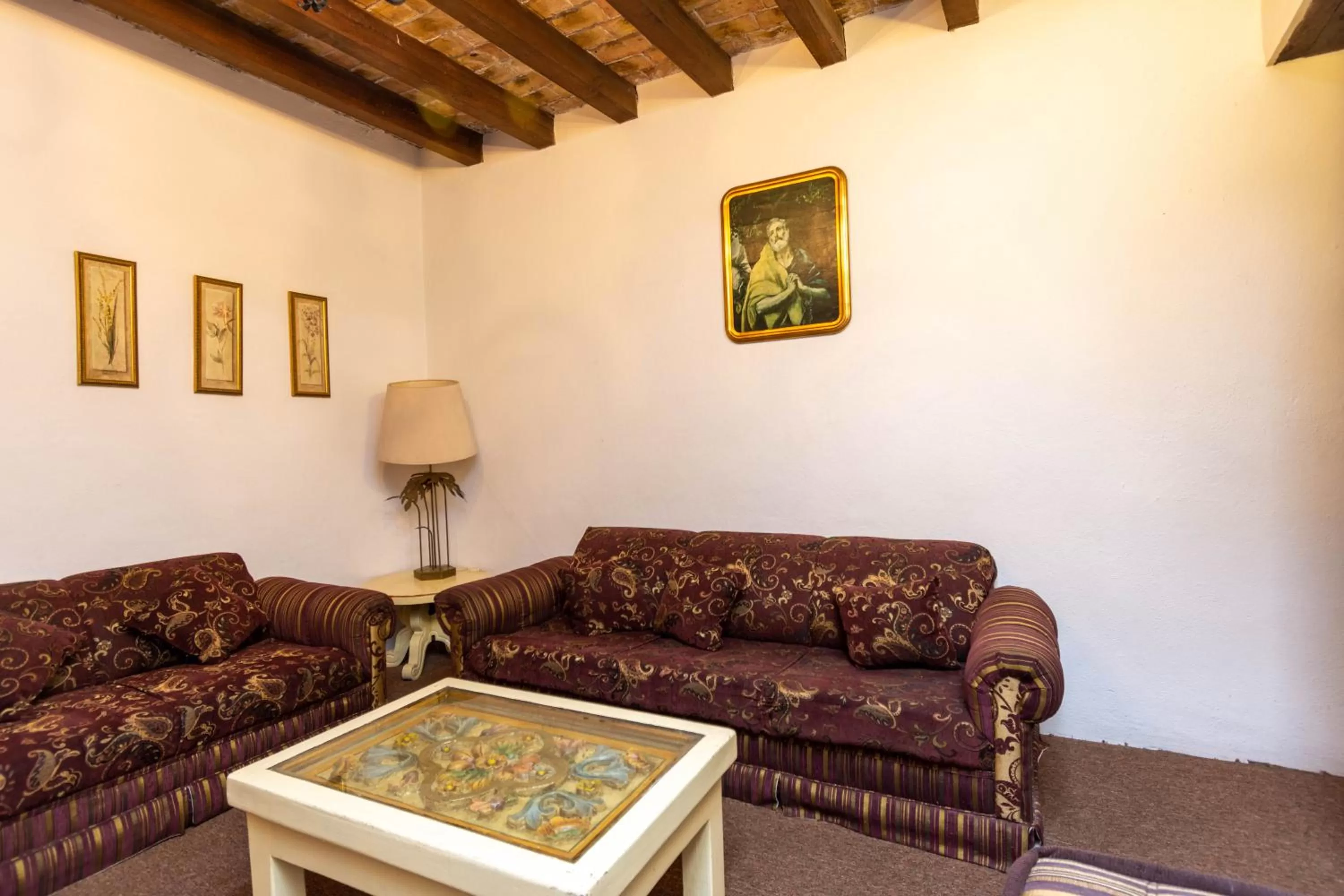 Living room in Hosteria del Frayle