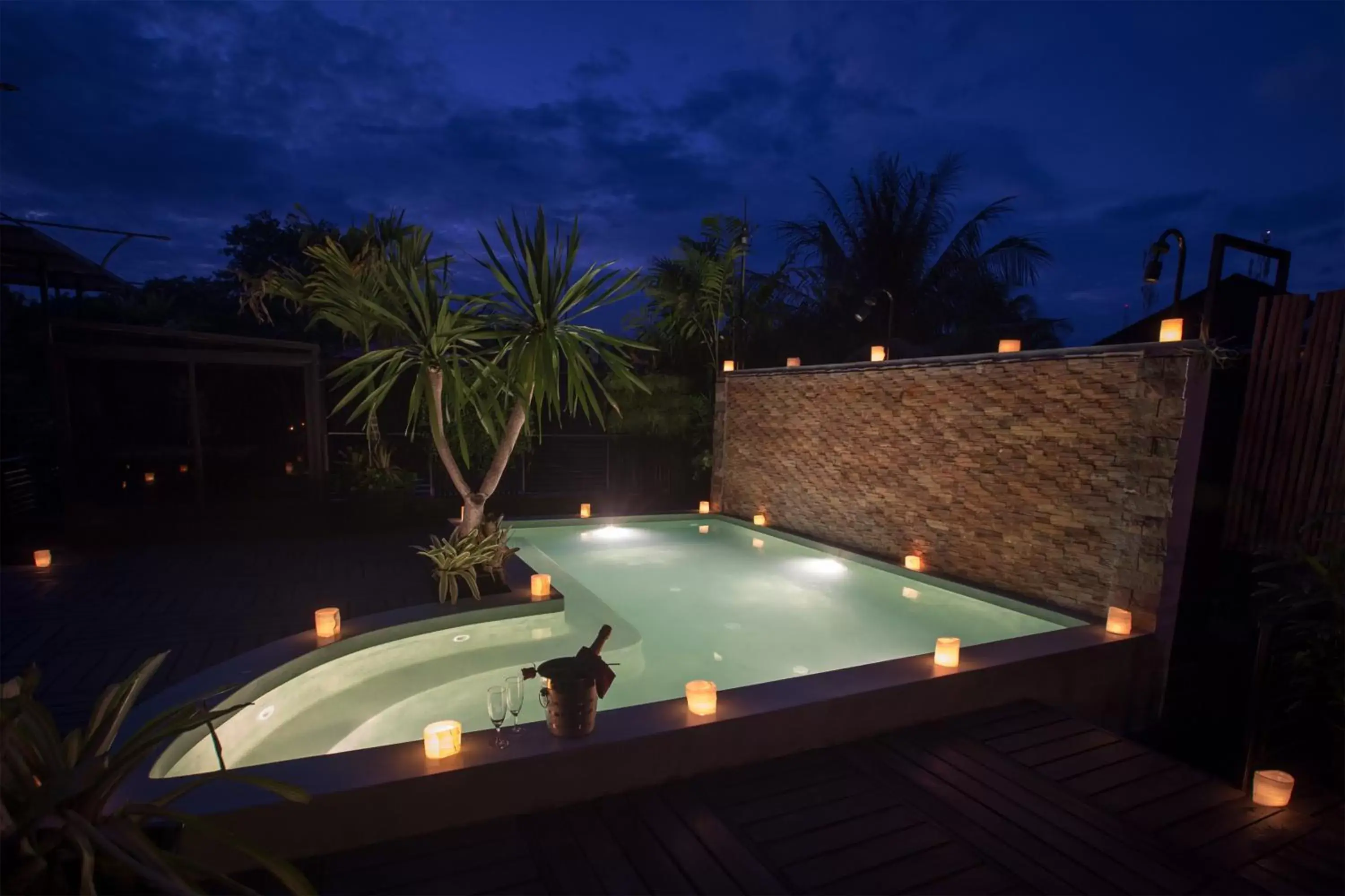 Pool view in De Sarann Villa Pool view in De Sarann Villa