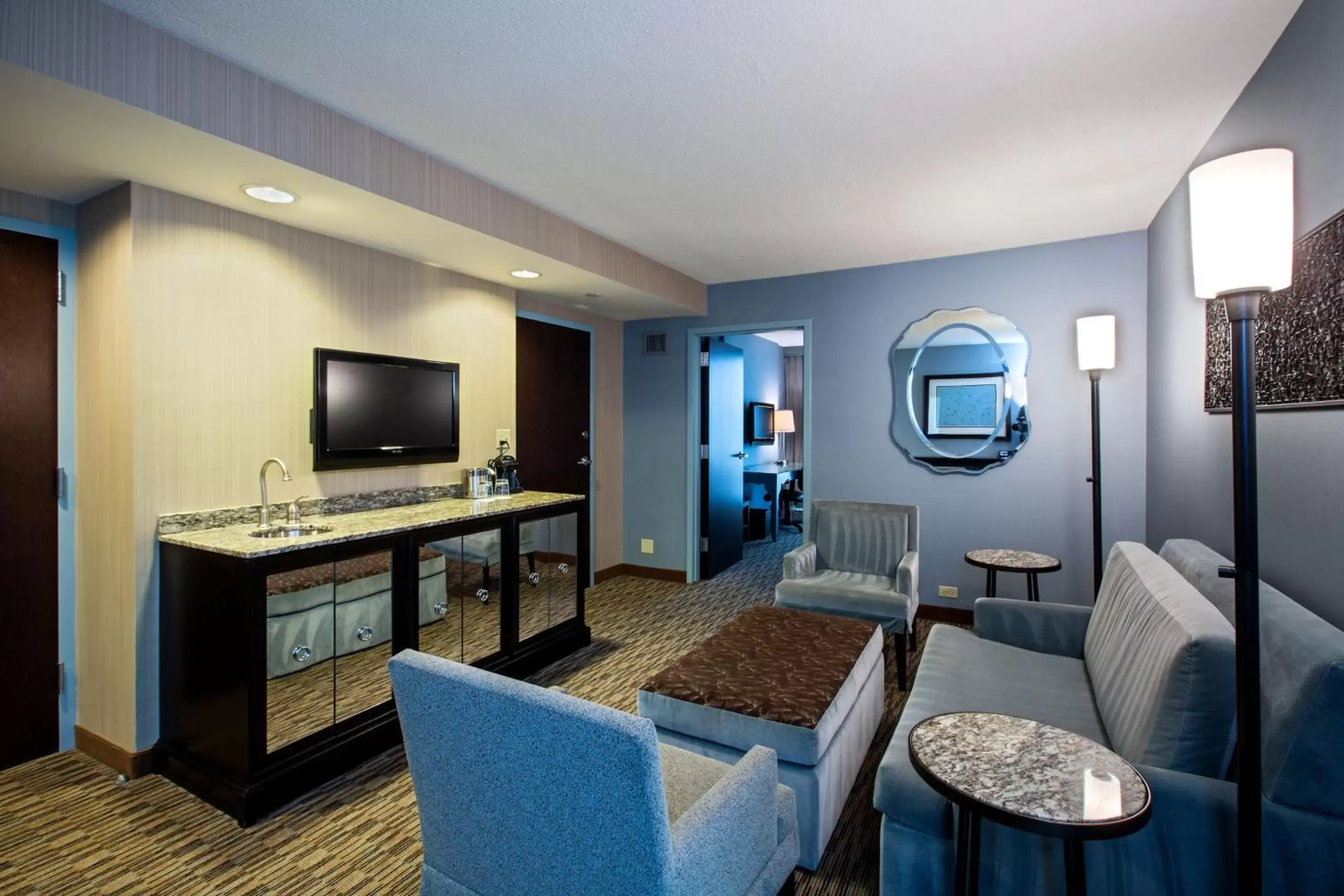 Photo of the whole room, TV/Entertainment Center in Crowne Plaza Hotel Glen Ellyn/Lombard, an IHG Hotel