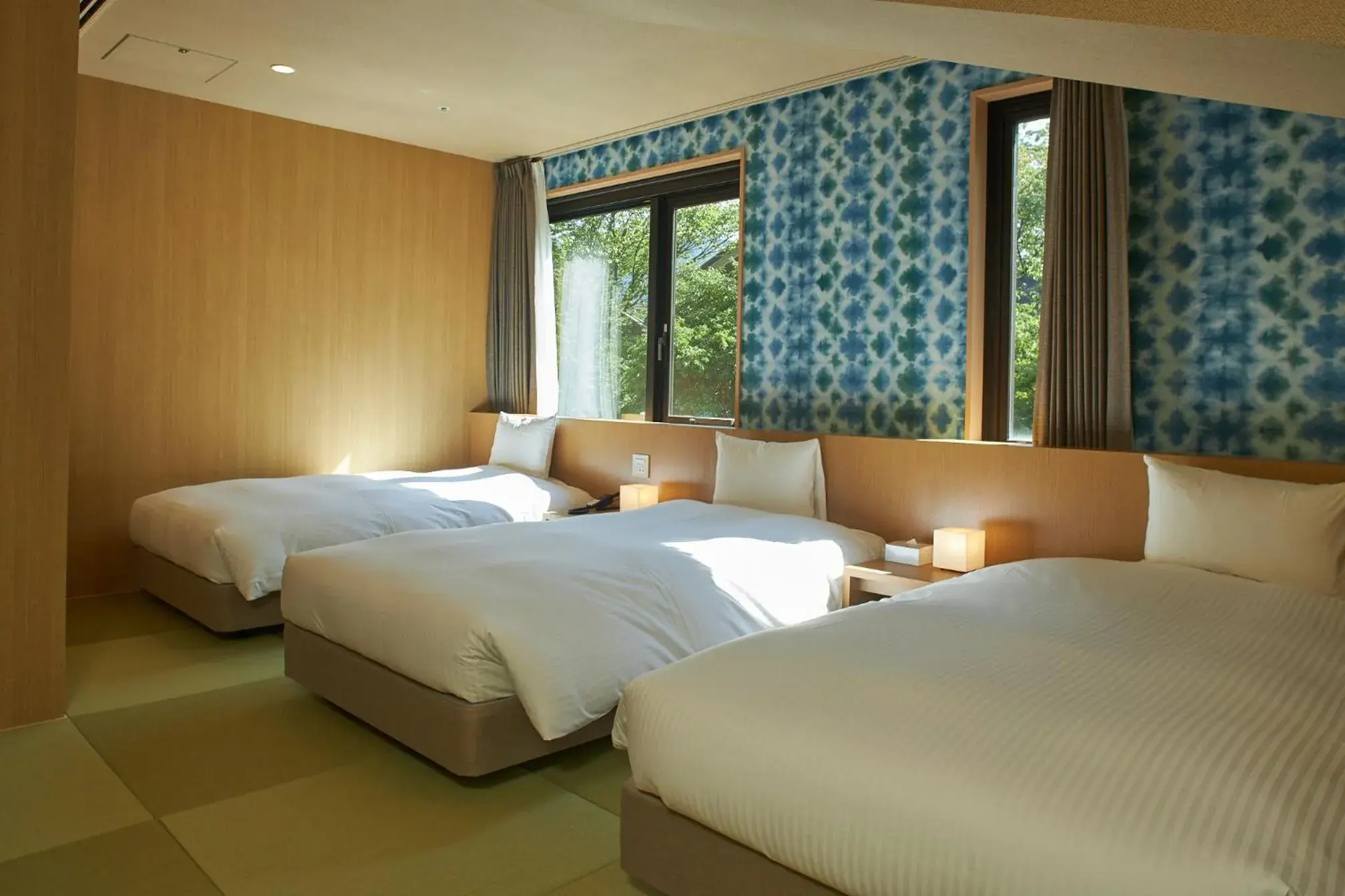 Bed in Hakone Yutowa