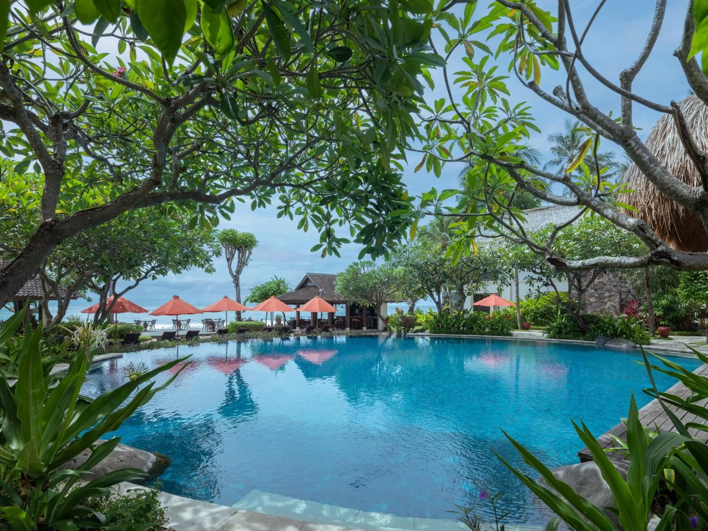 Swimming pool in Sudamala Resort, Senggigi, Lombok