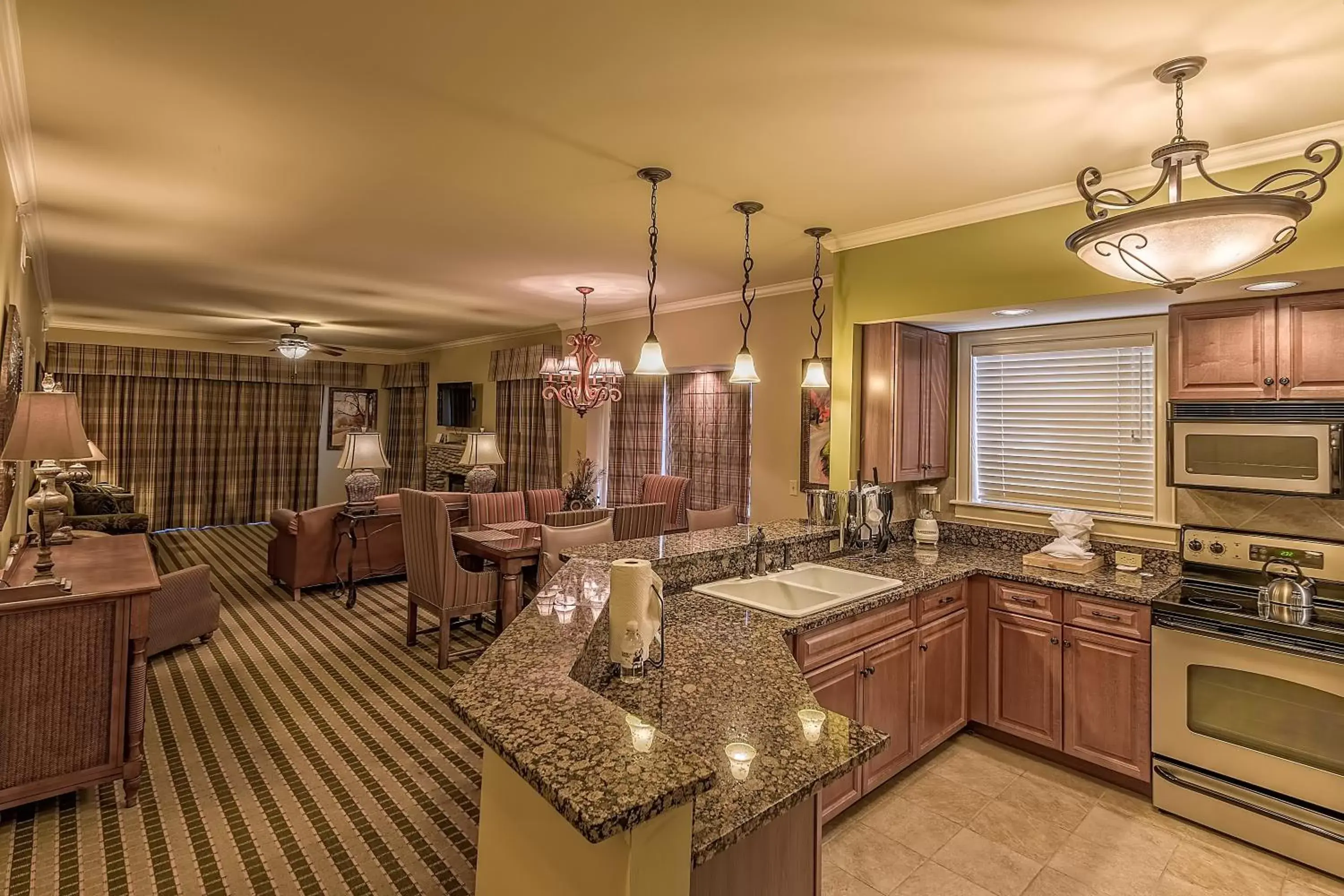 Kitchen or kitchenette in RiverStone Resort & Spa