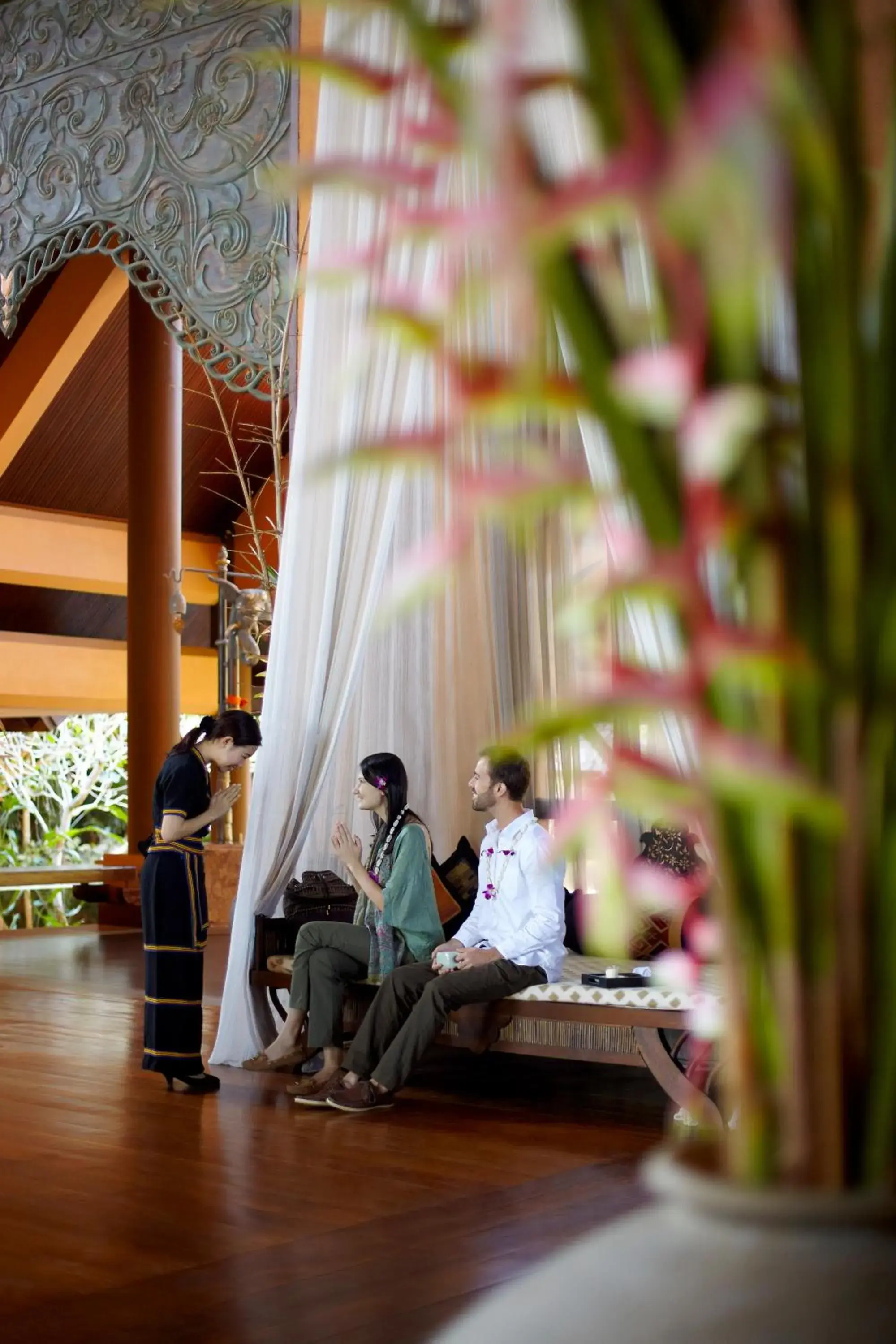 Facade/entrance in Anantara Golden Triangle Elephant Camp & Resort Facade/entrance in Anantara Golden Triangle Elephant Camp & Resort