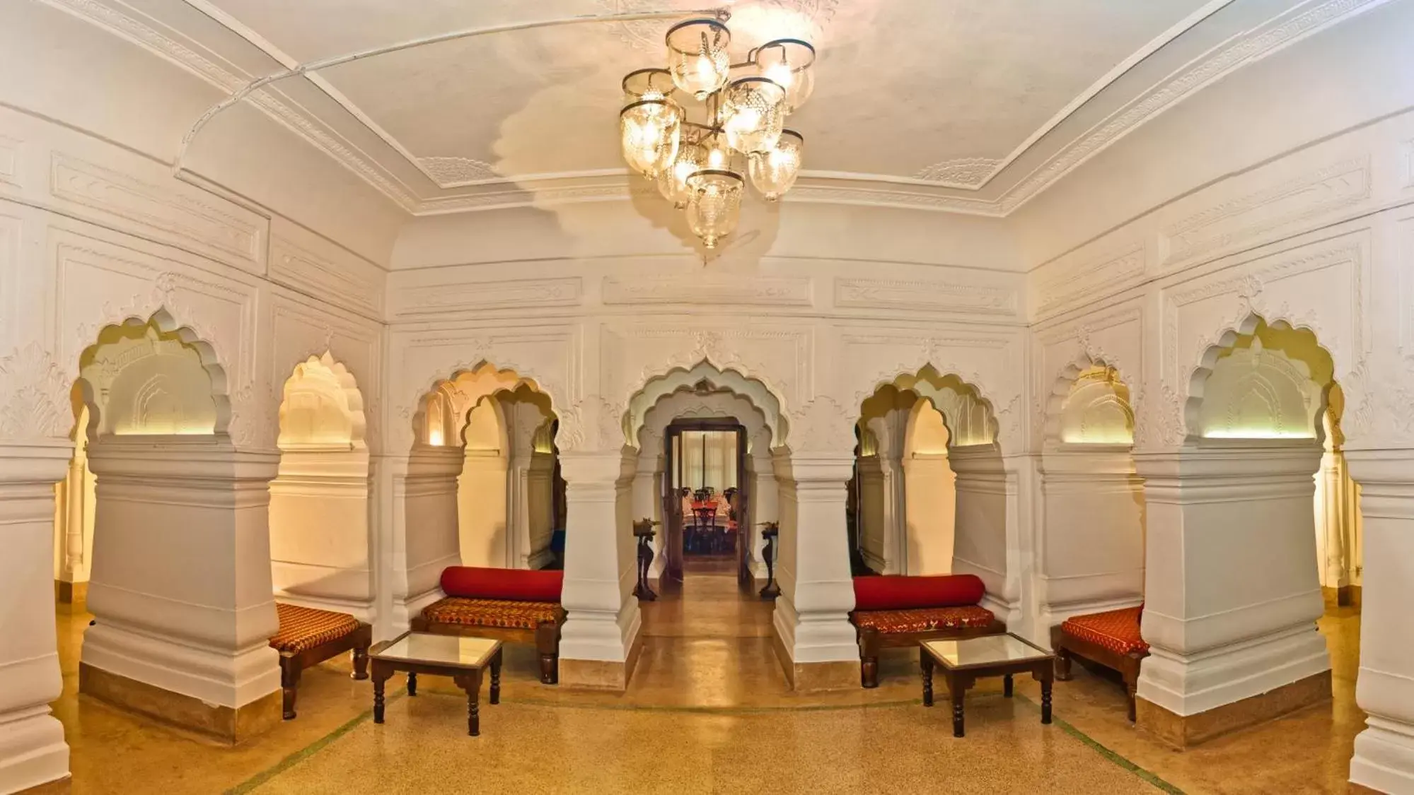 Lobby or reception in Neemrana's - Baradari Palace Lobby or reception in Neemrana's - Baradari Palace