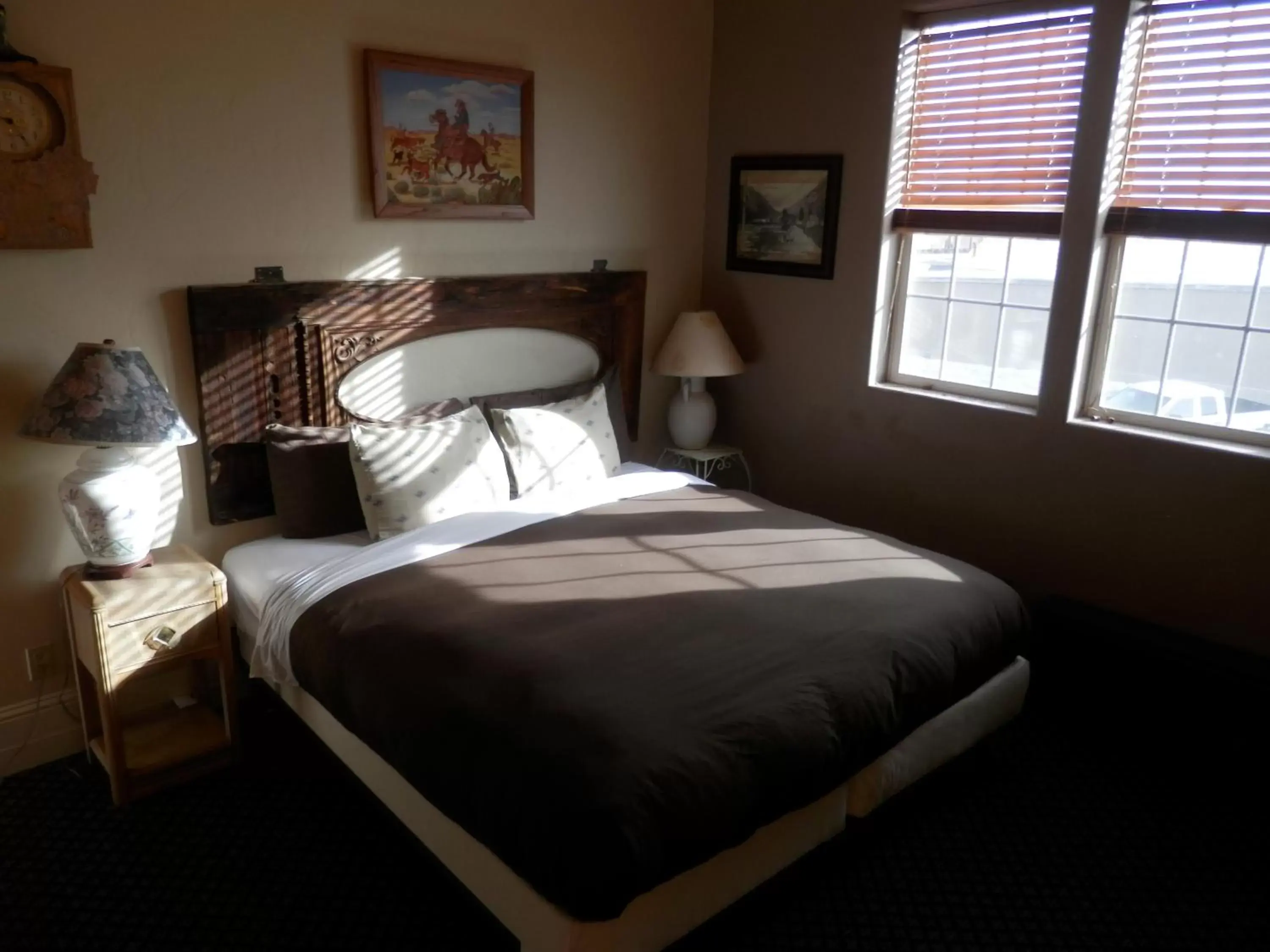 Bed in Steam Train Hotel