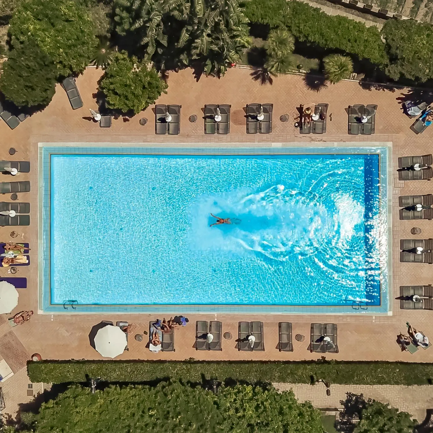 Swimming pool in Aequa Hotel
