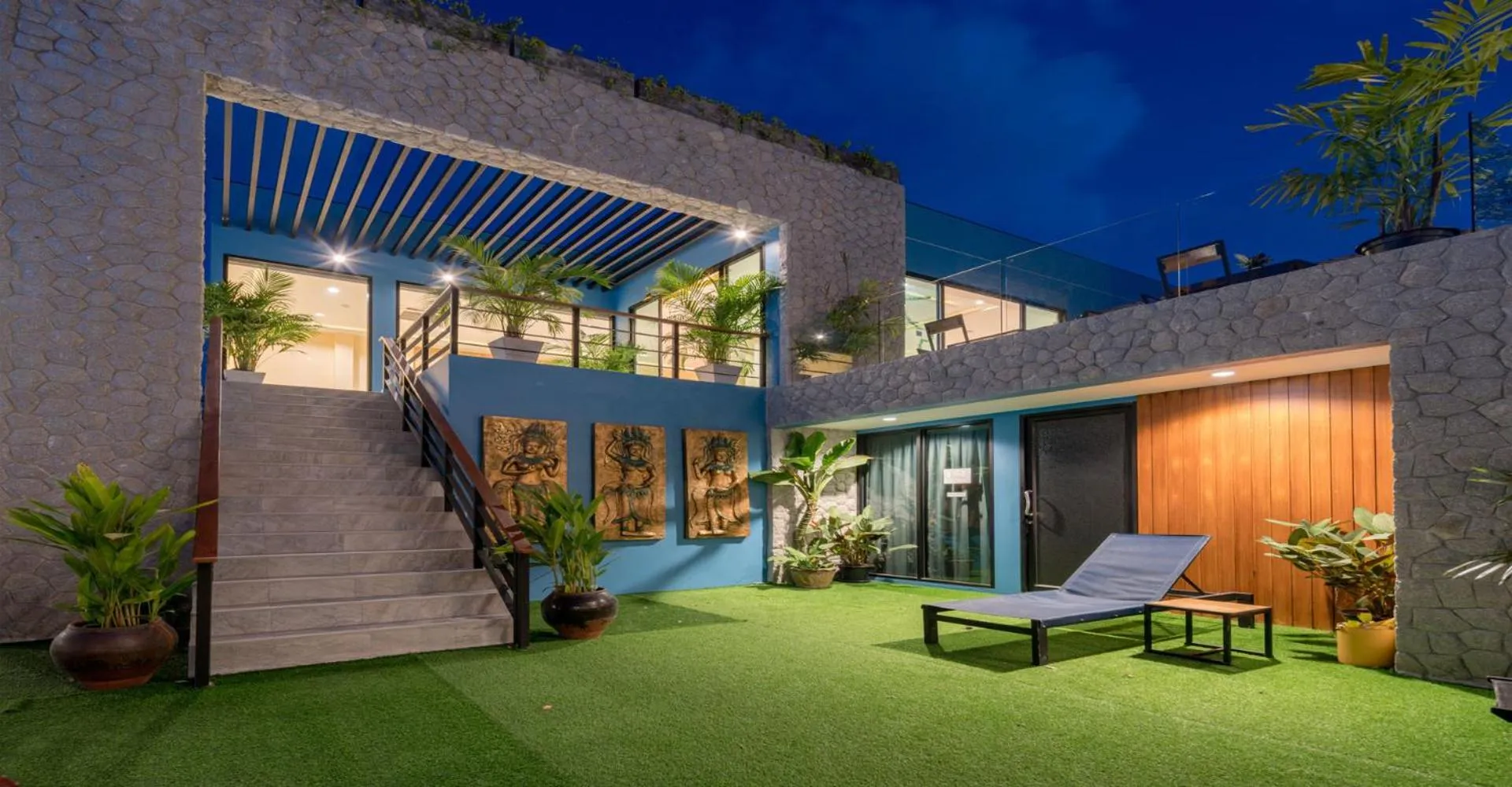 Property building in Peace Blue Naiharn Naturist Resort Phuket SHA Extra Plus