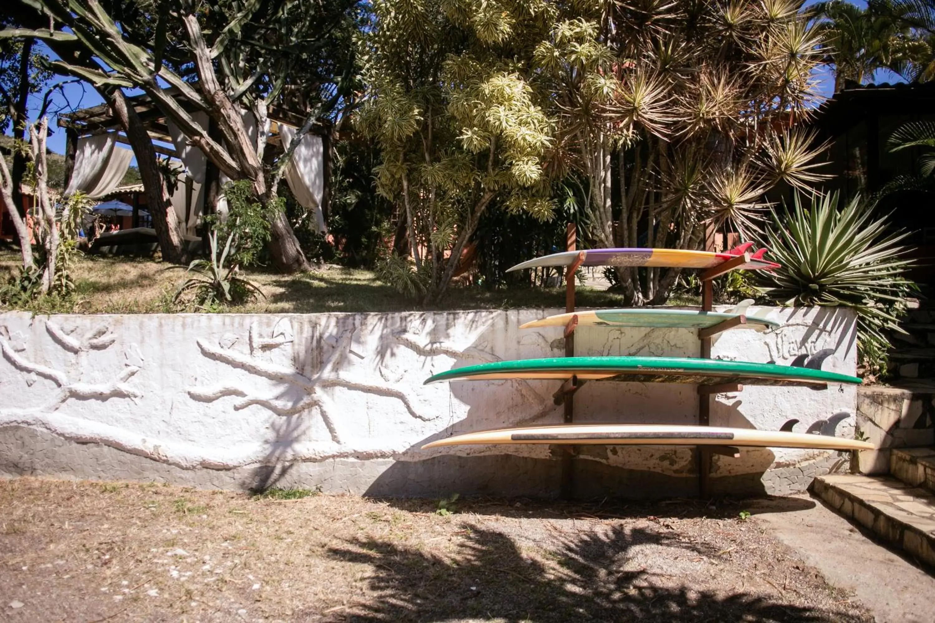 Garden, Swimming Pool in Pousada Casa Cactus Búzios