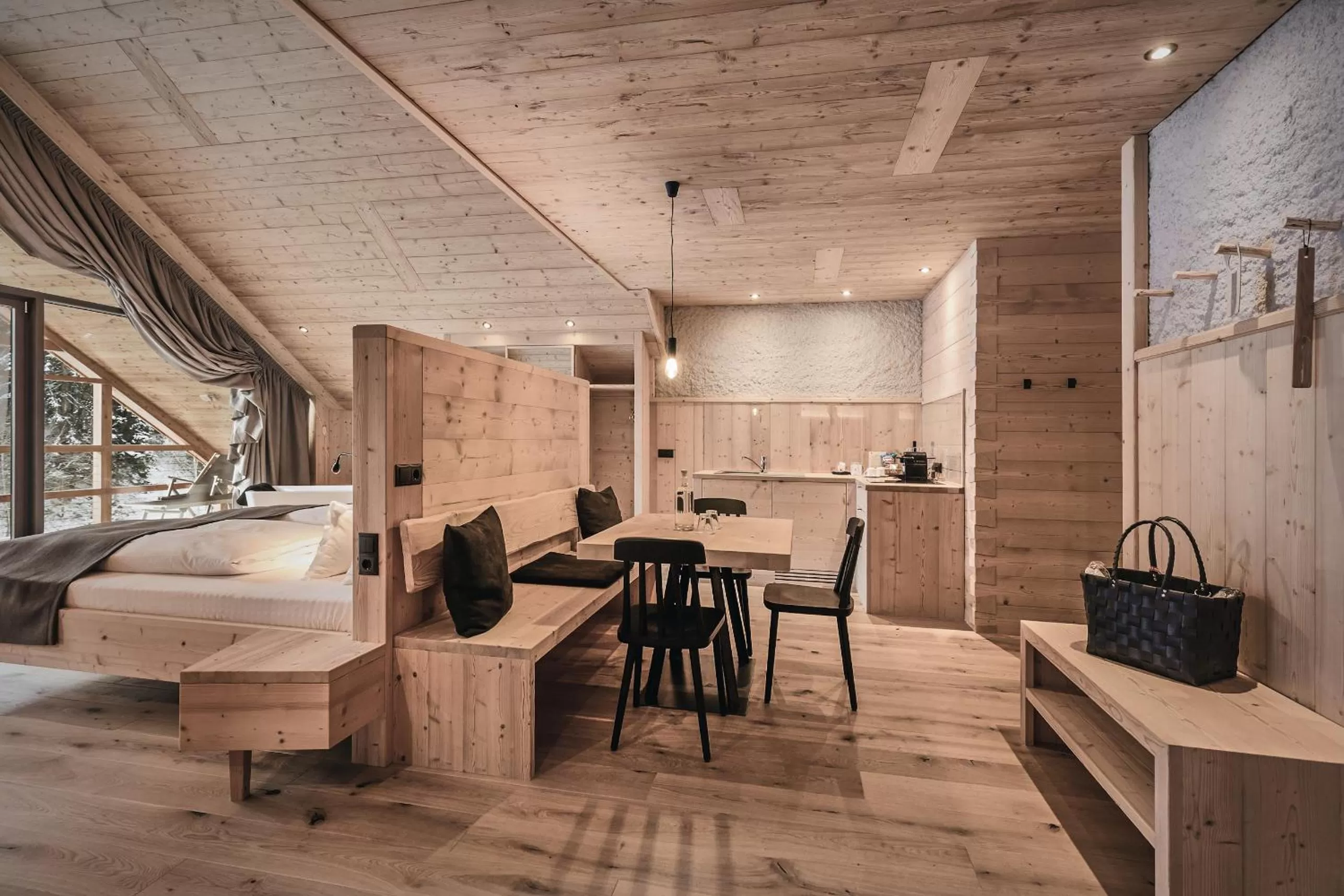 Bedroom, Bed in Tenne Lodges