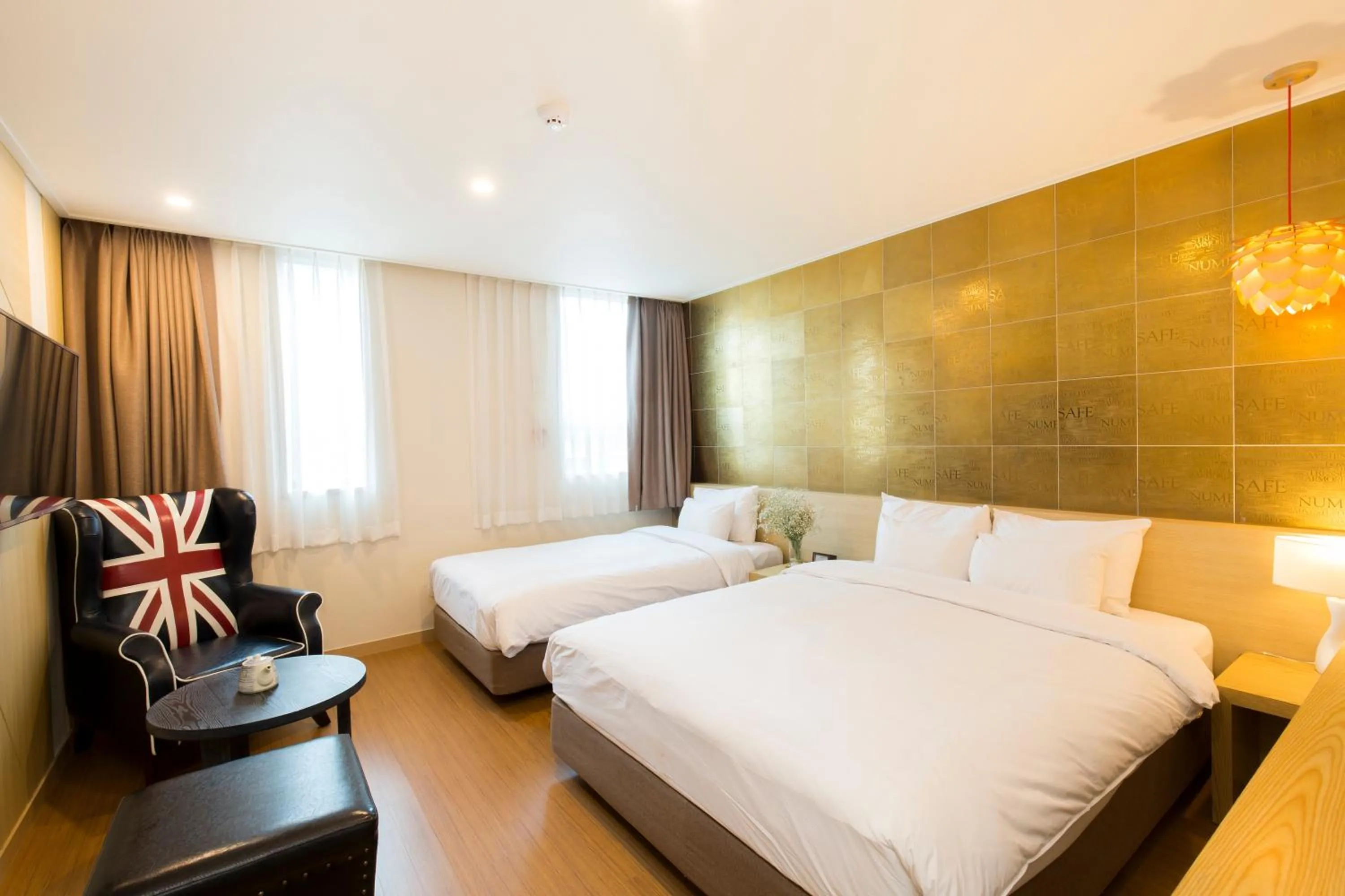 Decorative detail, Bed in Hotel Nafore