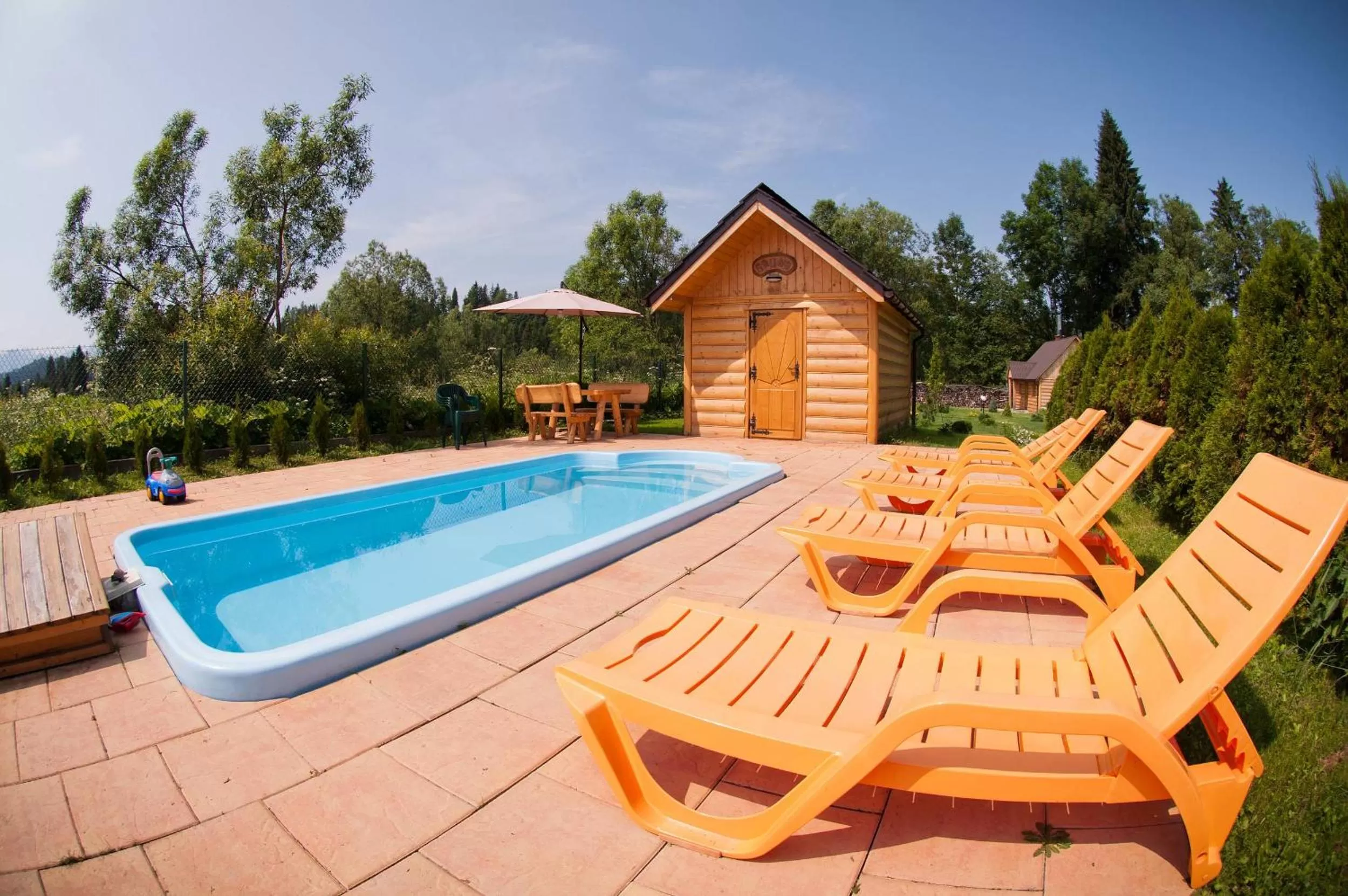Swimming pool in Wynajem Pokoi ,,Góry Tatry Wypoczynek "Paweł Kuczyński