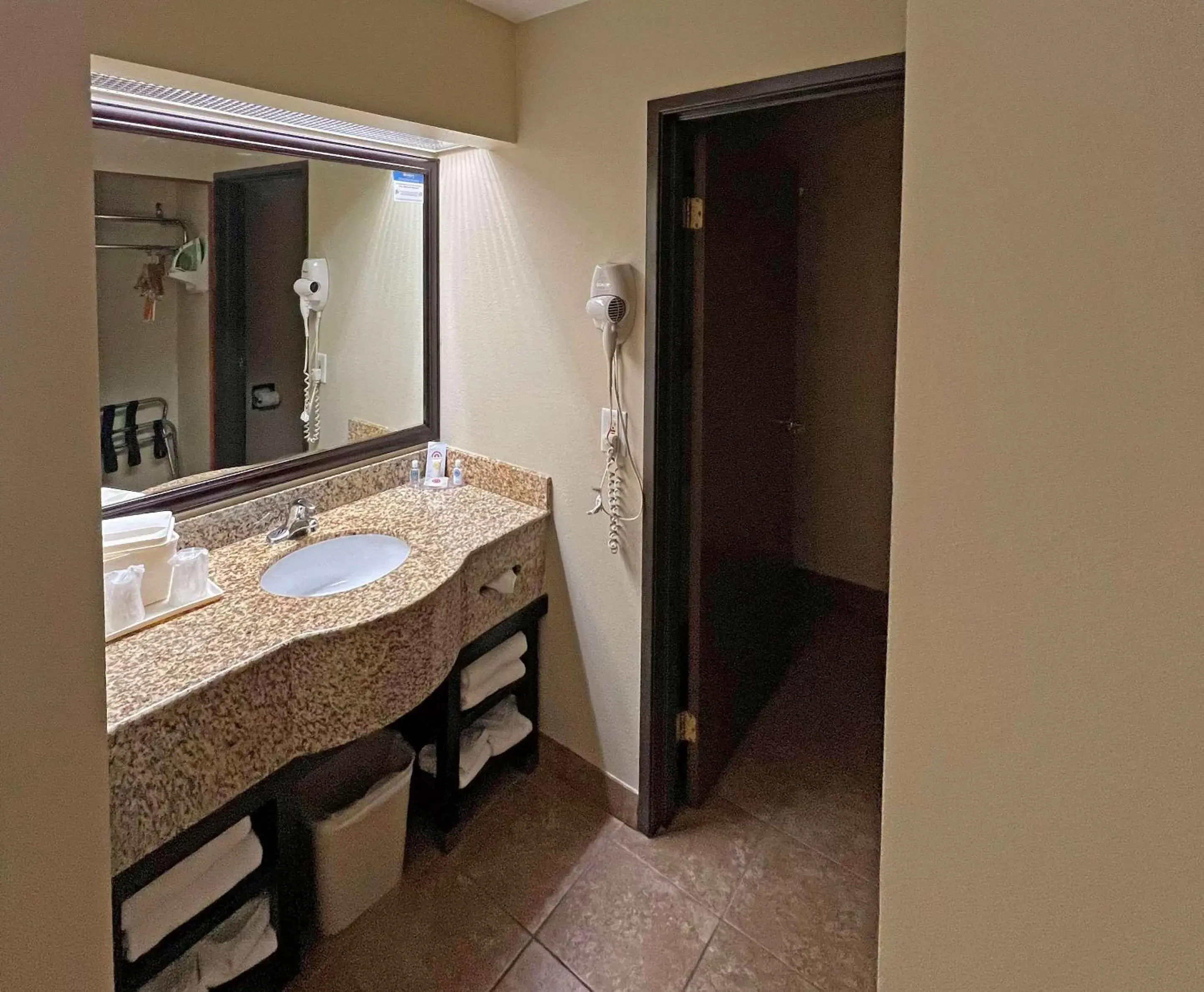 Bathroom in Comfort Inn West Phoenix at 27th Ave and I-I0
