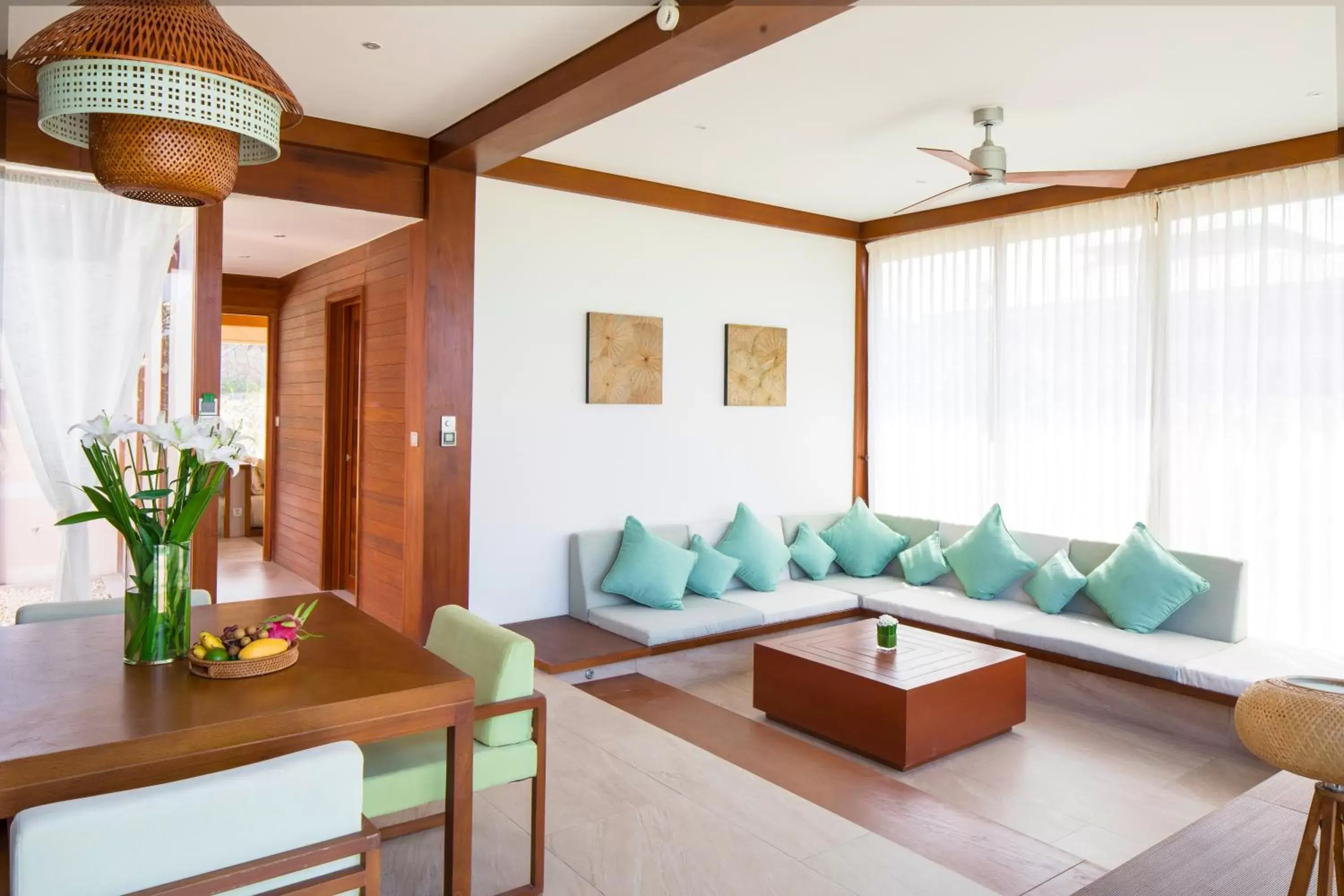 Living room in Fusion Resort Cam Ranh - All Spa Inclusive Living room in Fusion Resort Cam Ranh - All Spa Inclusive