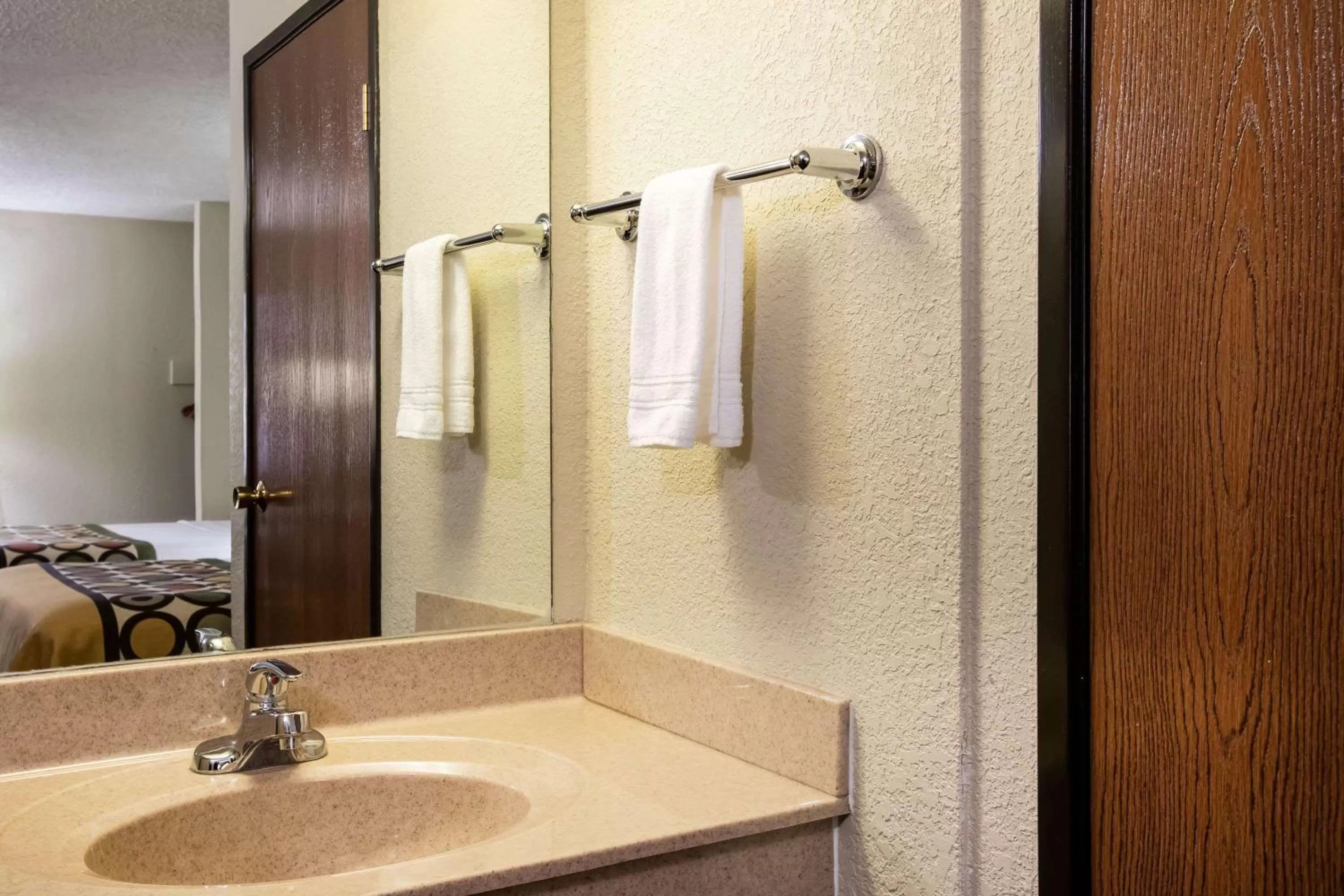 Bathroom in Super 8 by Wyndham Wichita East