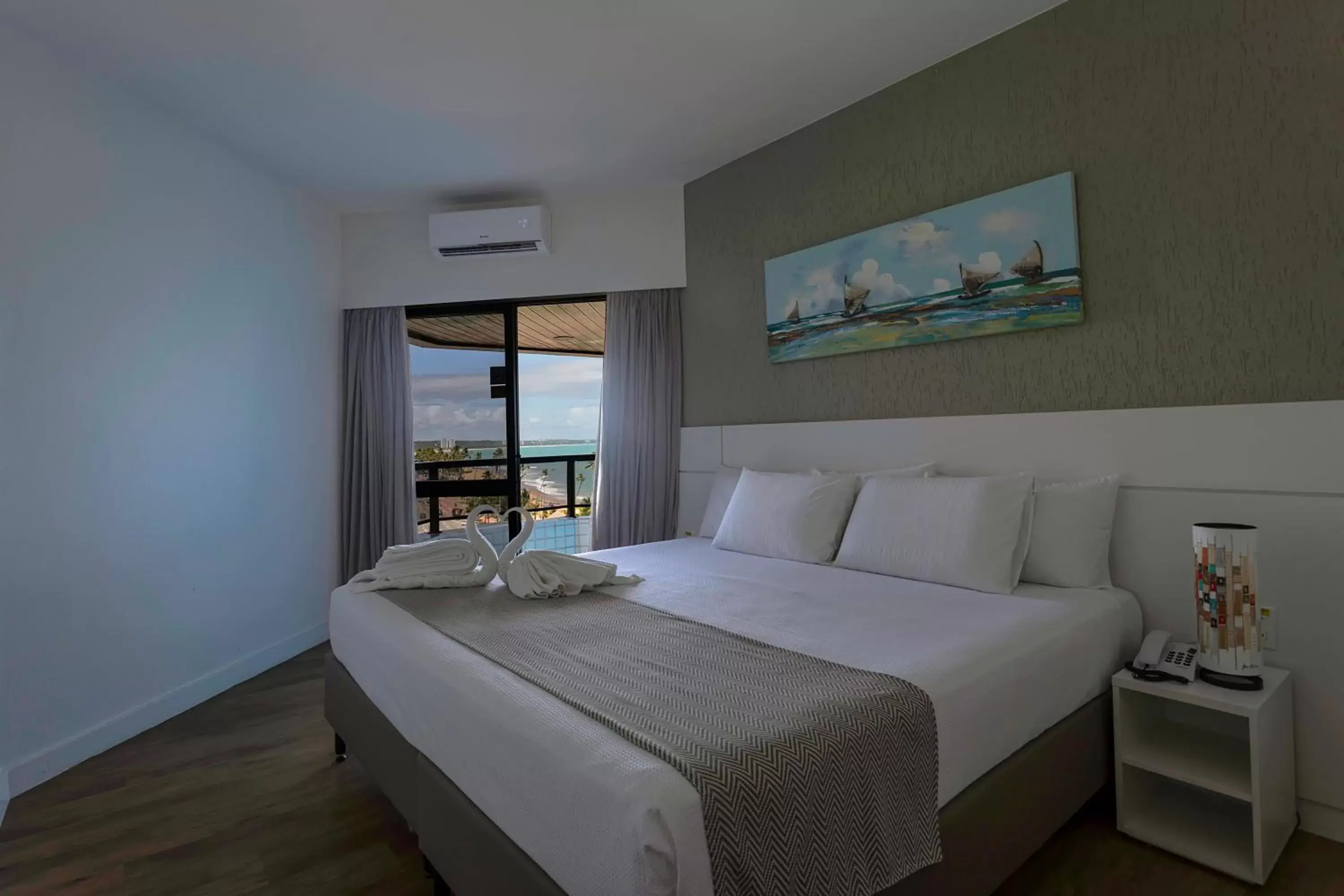 Bedroom, Bed in Maceió Atlantic Suites