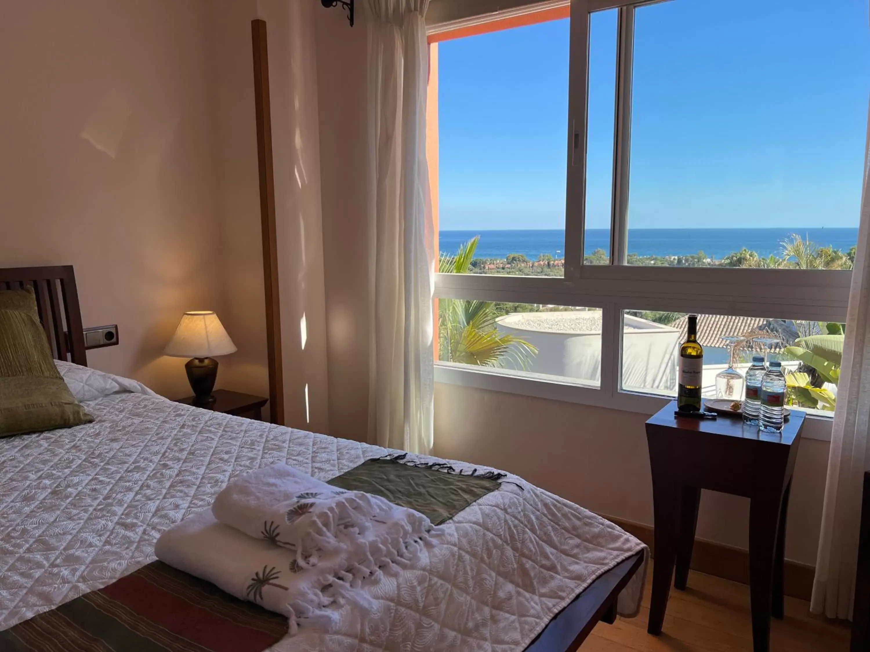 Bedroom, Bed in The Marbella Heights Boutique Hotel