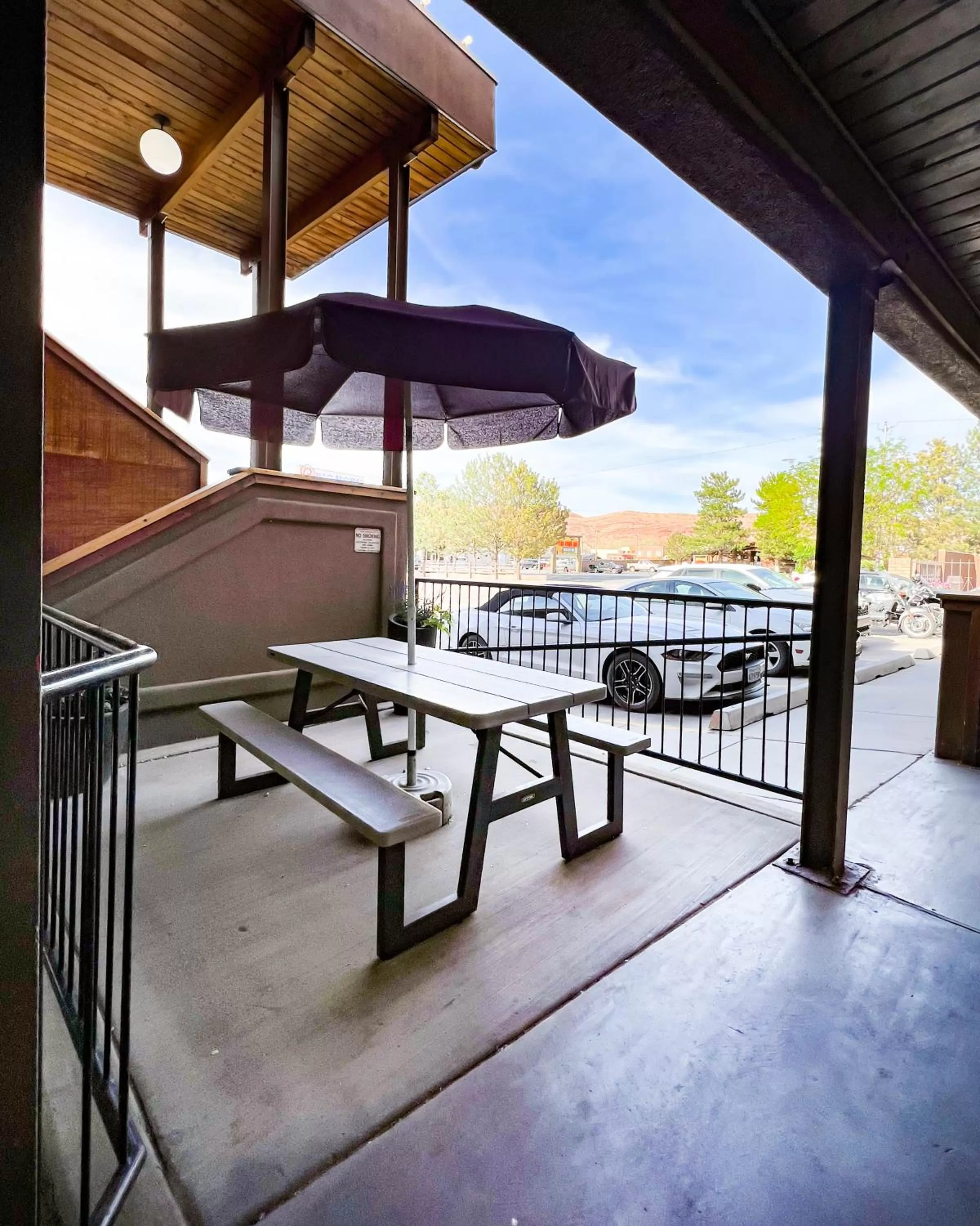 Patio in Big Horn Lodge