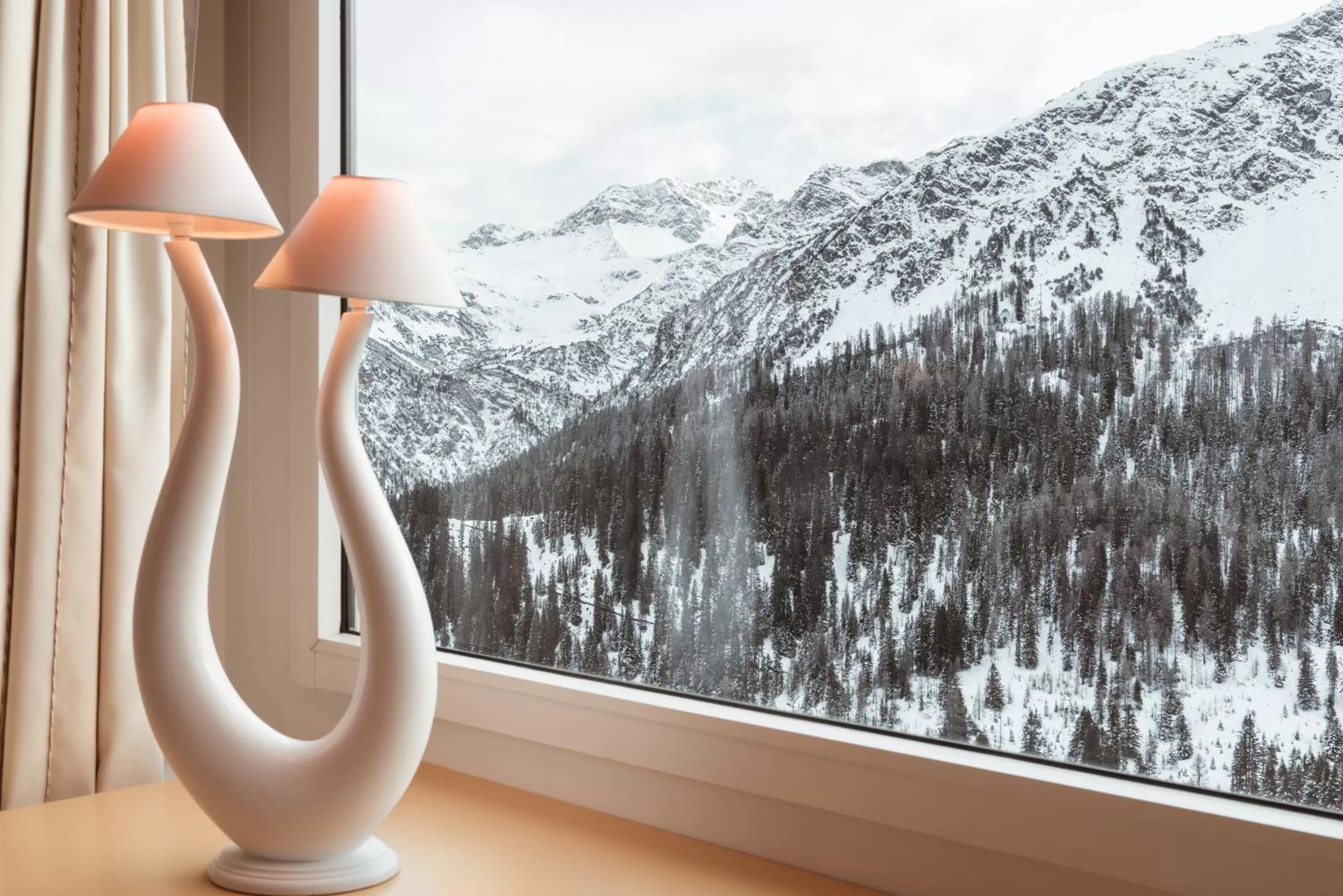 Deluxe Double Room South Facing in Tschuggen Grand Hotel - The Leading Hotels of the World