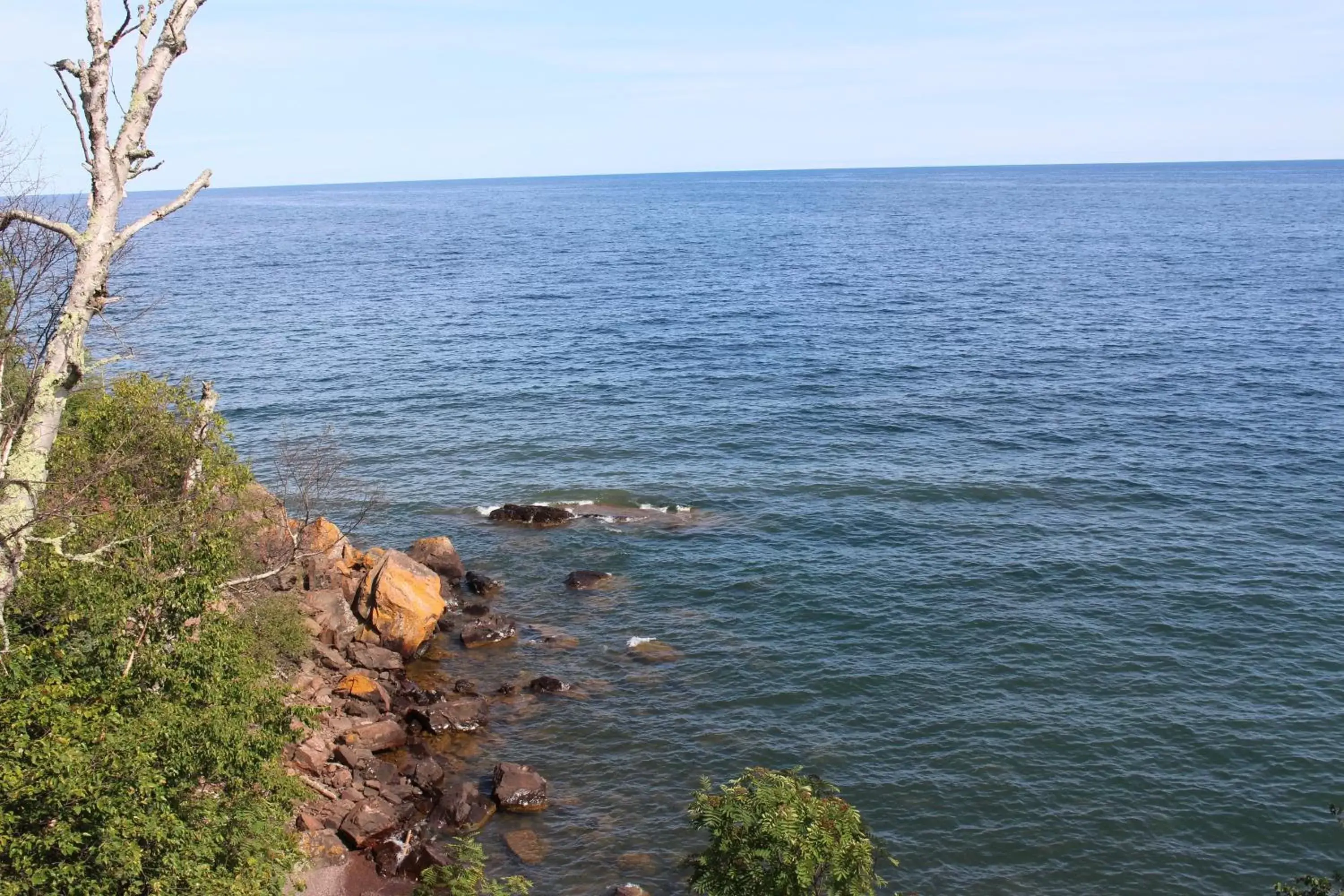 Lake view, Natural Landscape in Cliff Dweller on Lake Superior