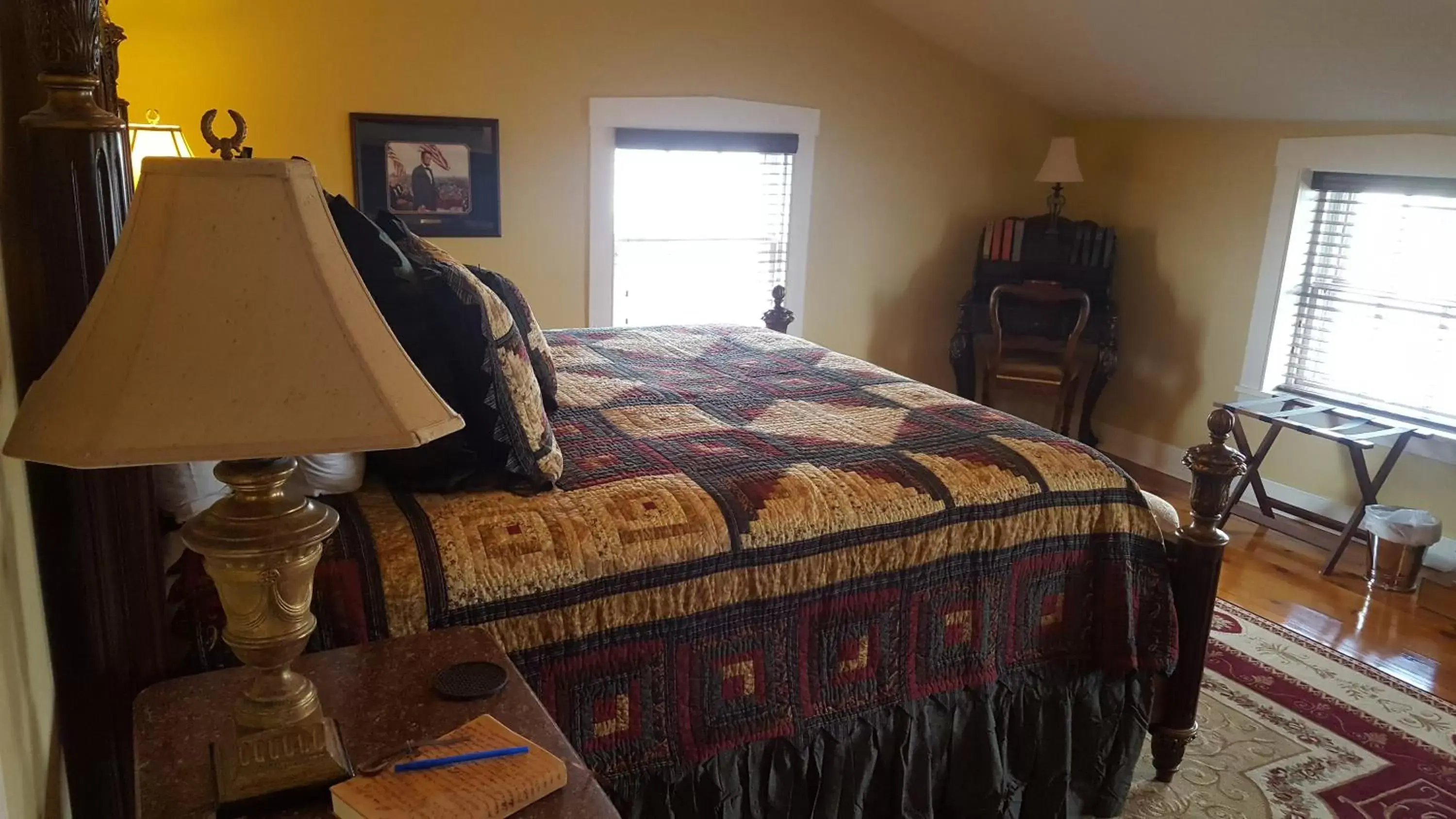 Bedroom, Bed in The Swope Manor Bed & Breakfast