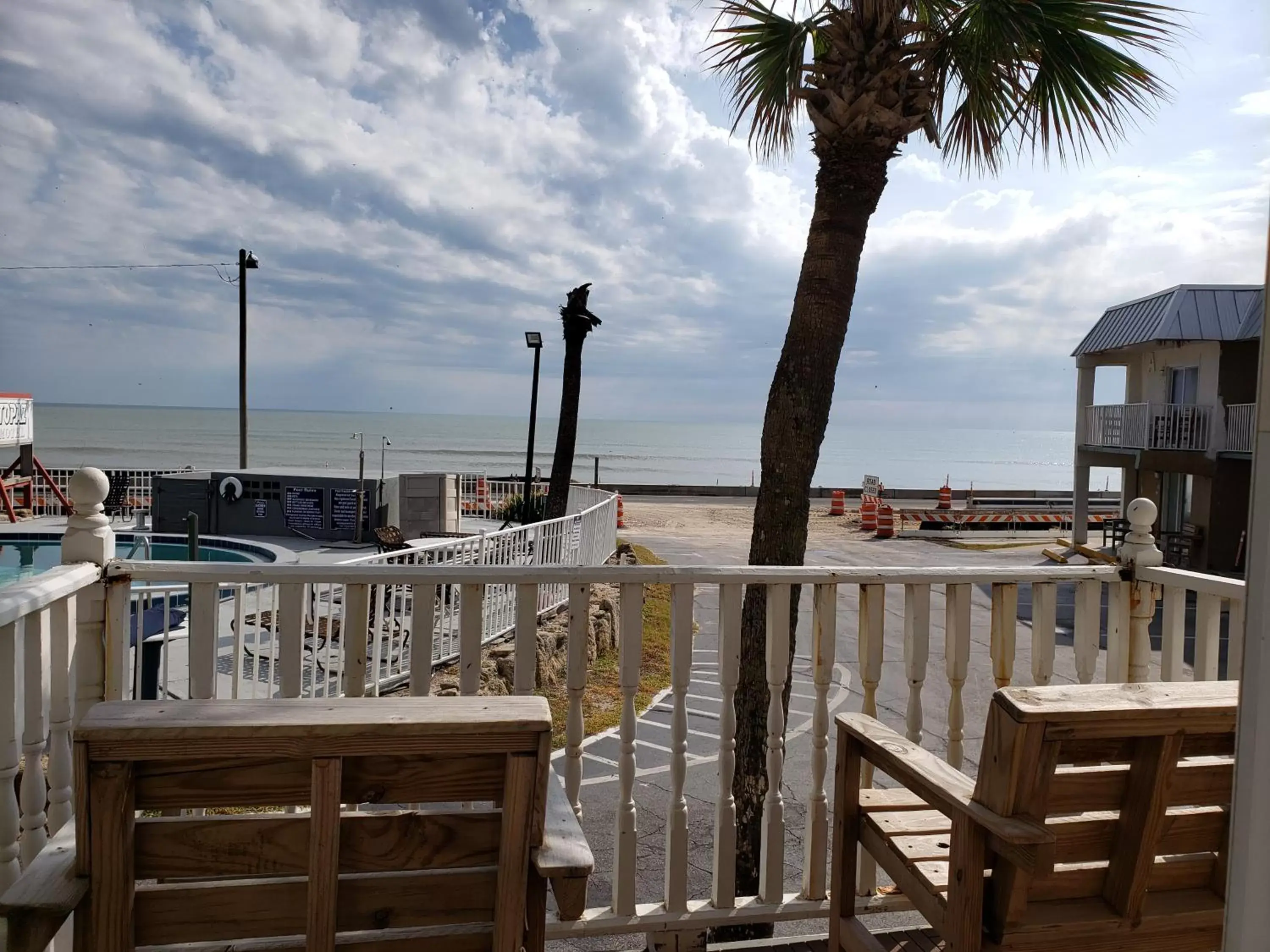 Balcony/Terrace in Topaz Motel - Flagler Beach