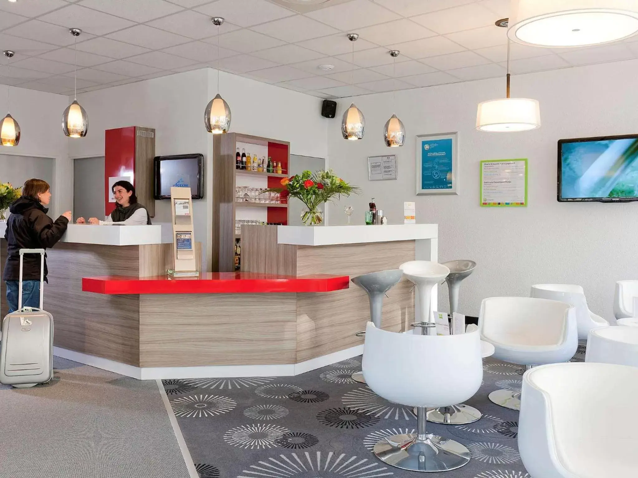 Lounge or bar in ibis Styles Grenoble Centre Gare