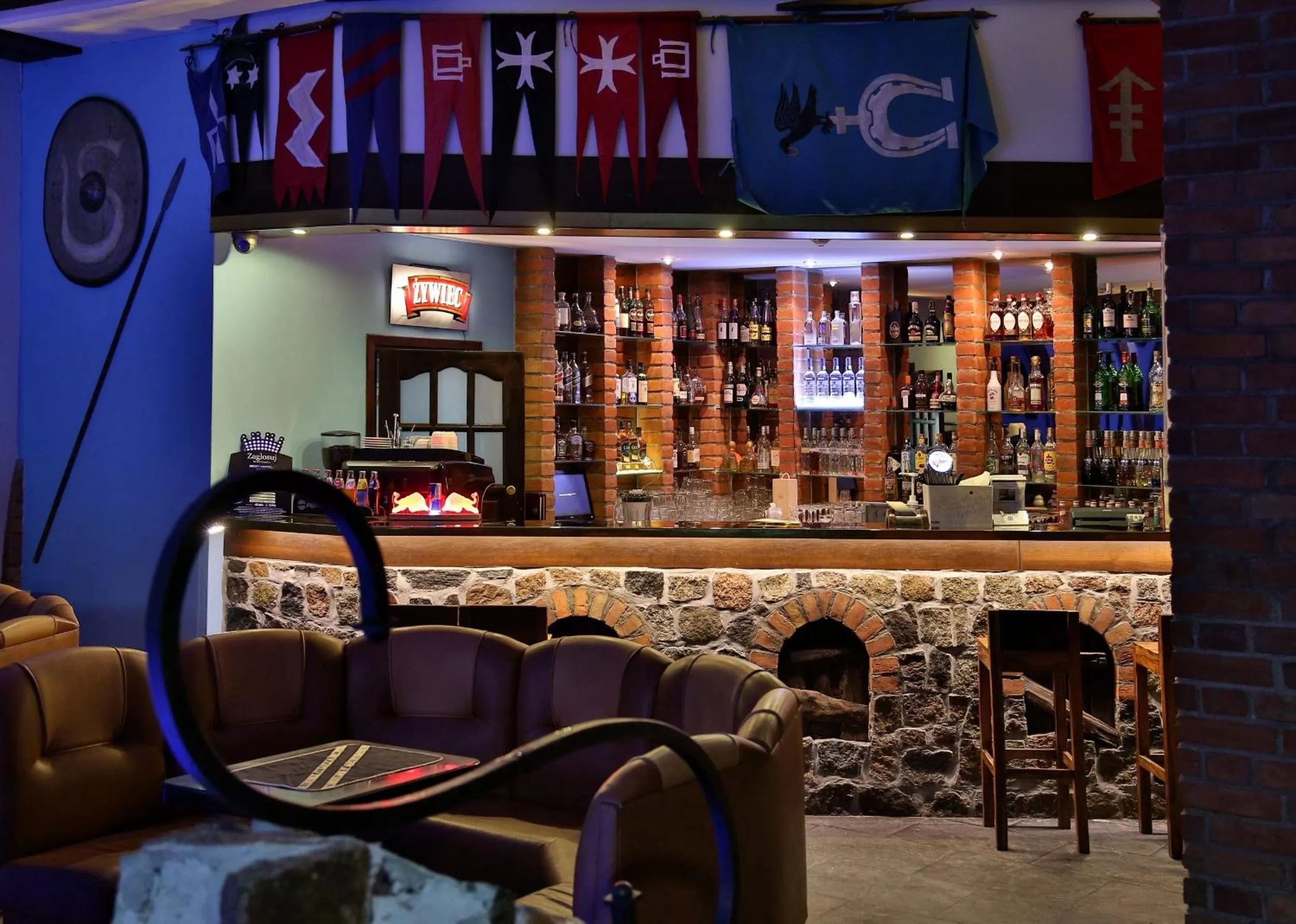 Lounge or bar in Hotel Zamek Ryn