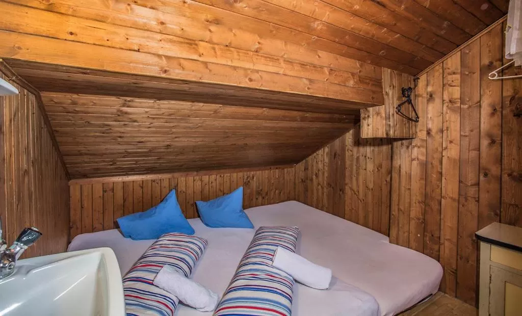 Bed in Hocheckhuette On Top of the Kitzbuehel Hahnenkamm Mountain