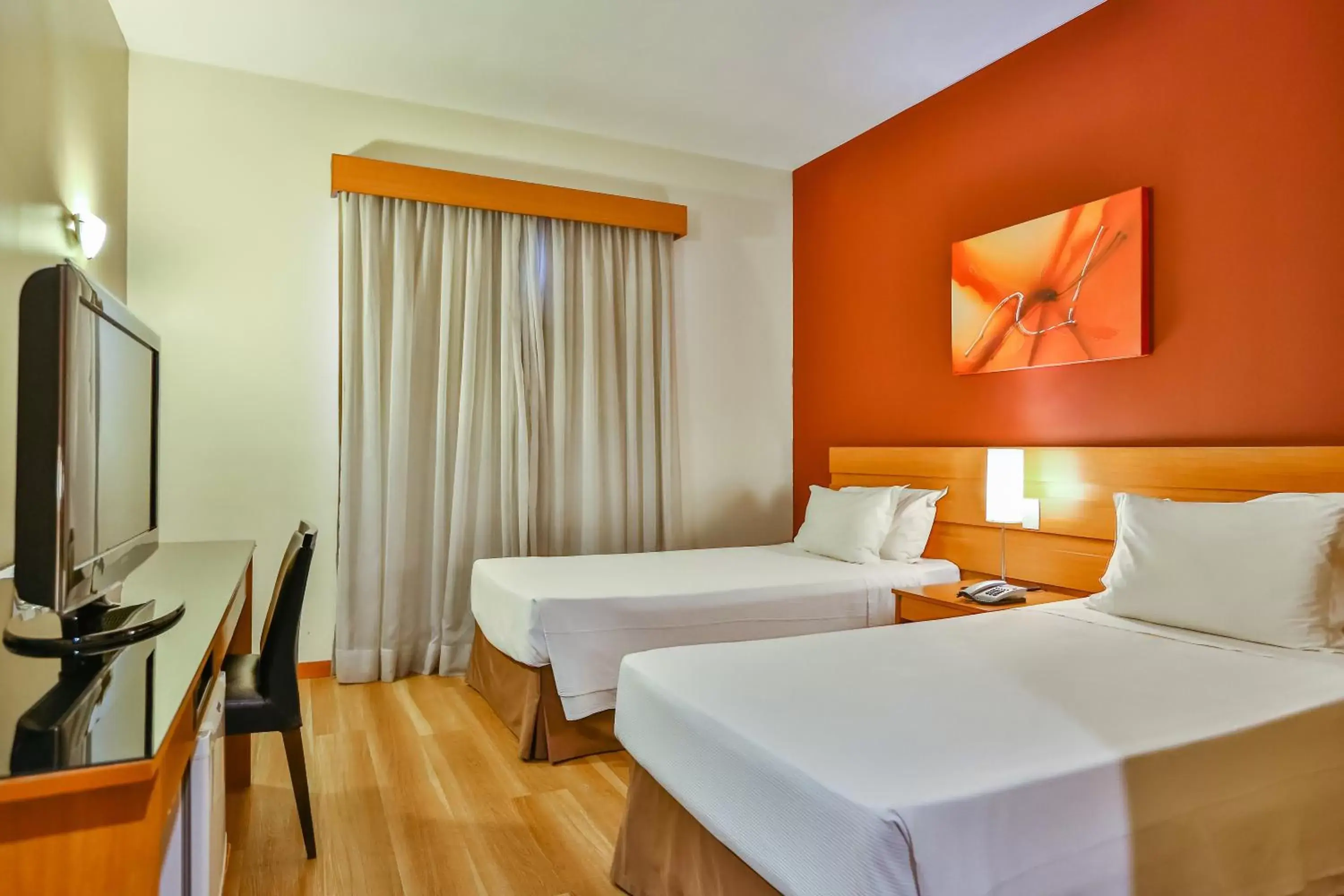 Bed in Red Roof Inn Jundiaí Bed in Red Roof Inn Jundiaí