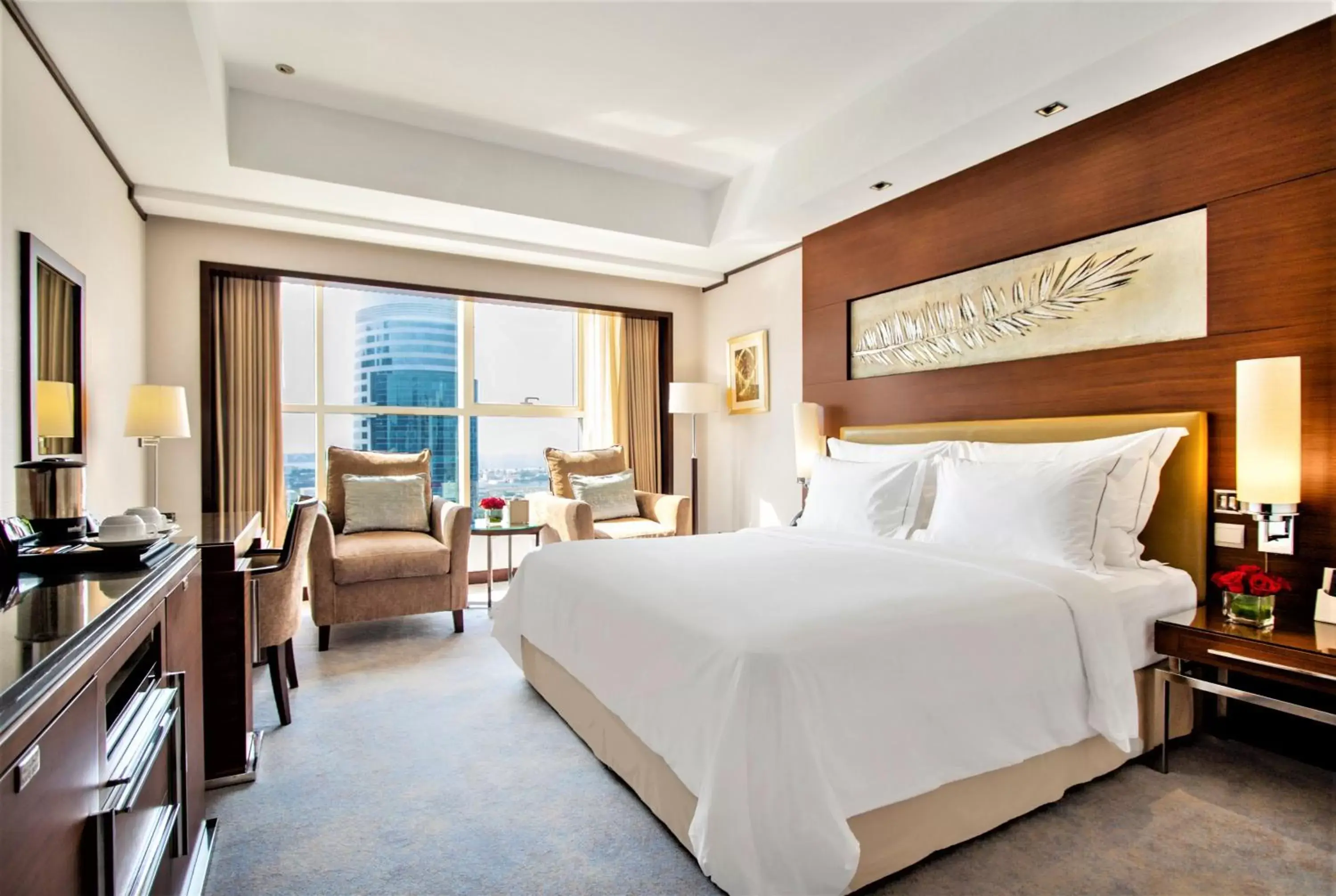 Bed in Grand Millennium Dubai