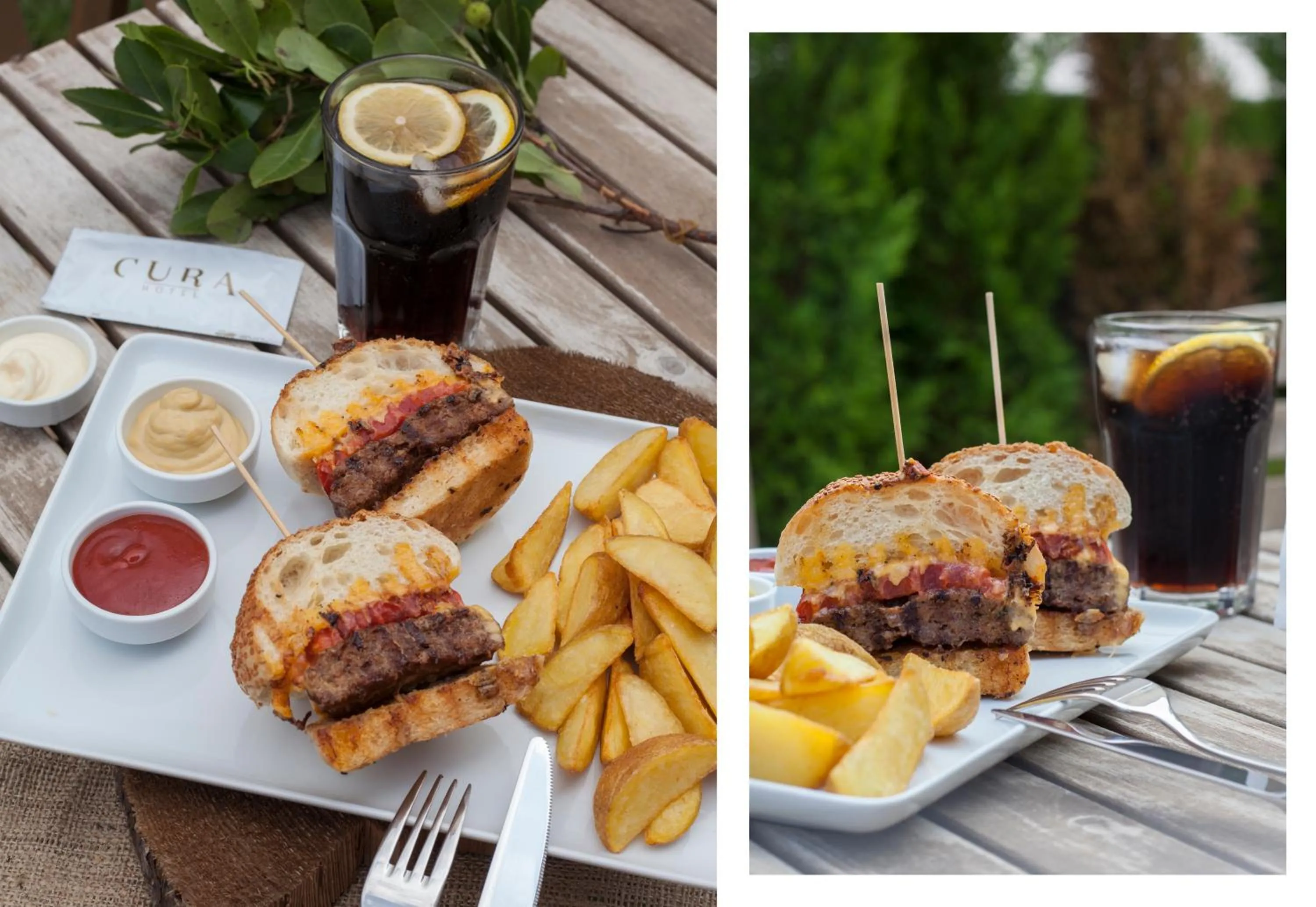 Food and drinks in Hotel Cura