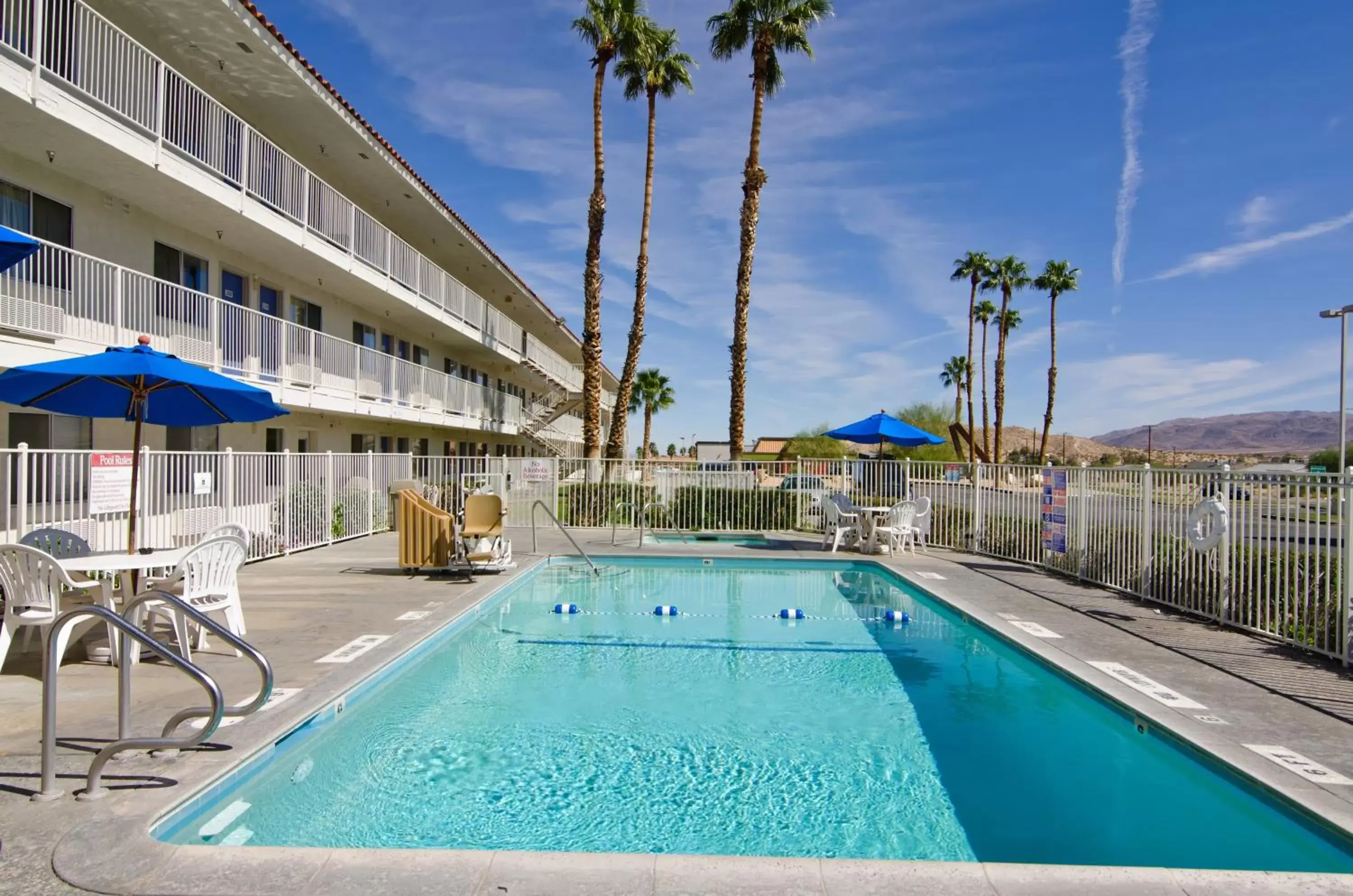 Swimming Pool in Motel 6-Twentynine Palms, CA