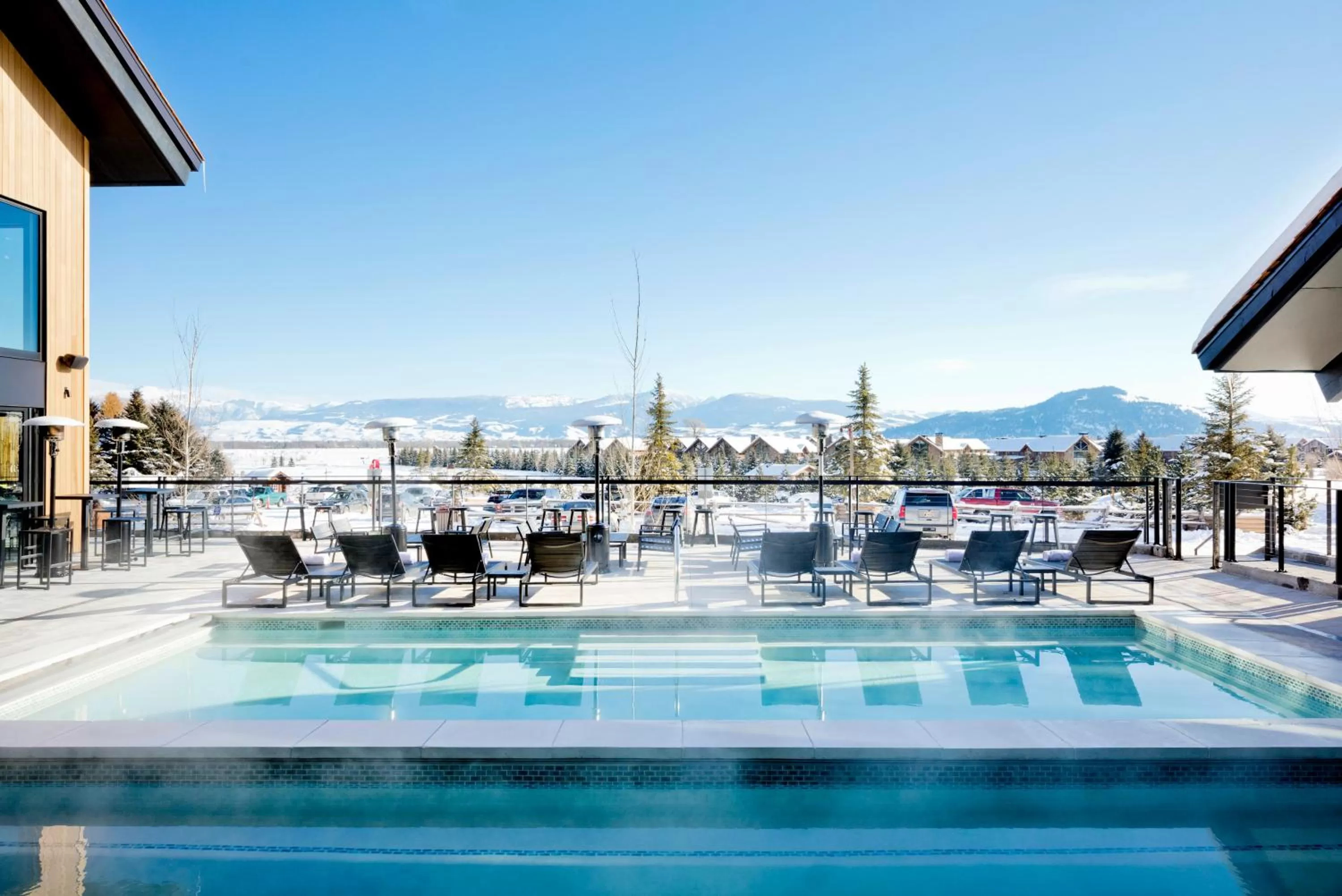 Hot Tub in Gravity Haus Jackson Hole
