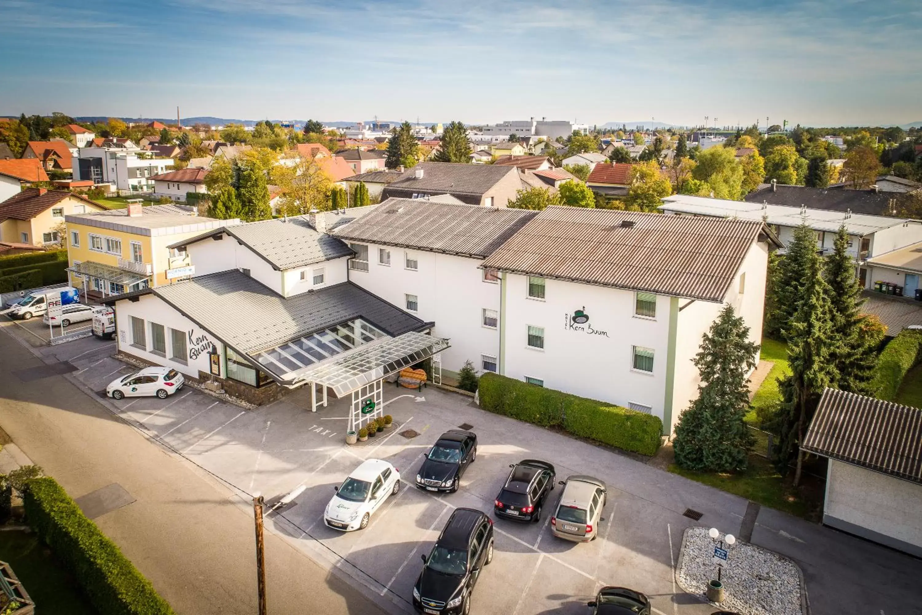 Property building, Bird's-eye View in Hotel Kern Buam