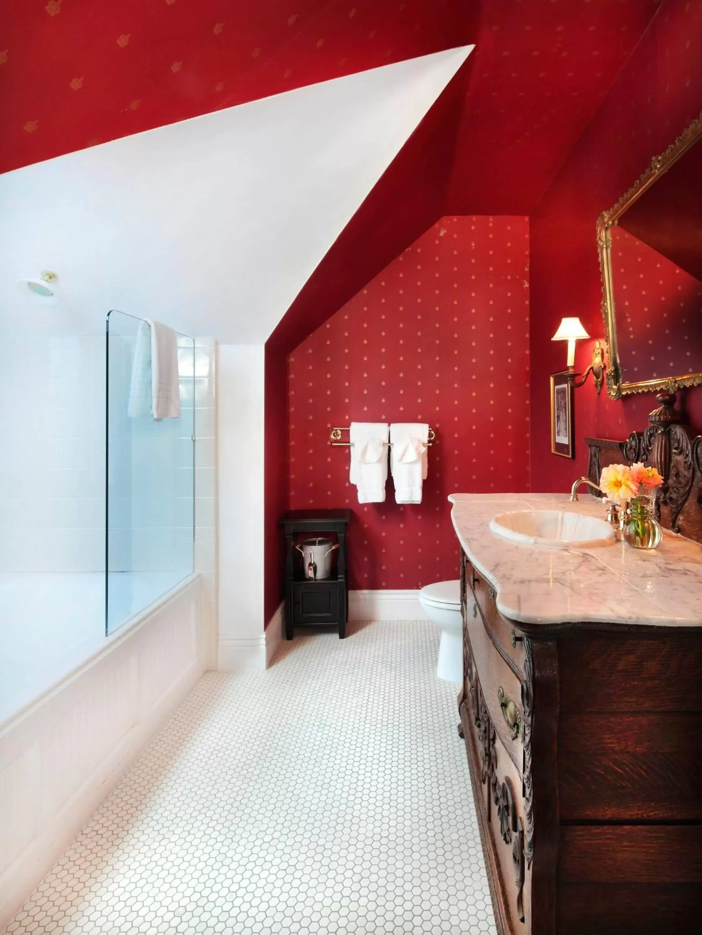 Bathroom in The Grape Leaf Inn