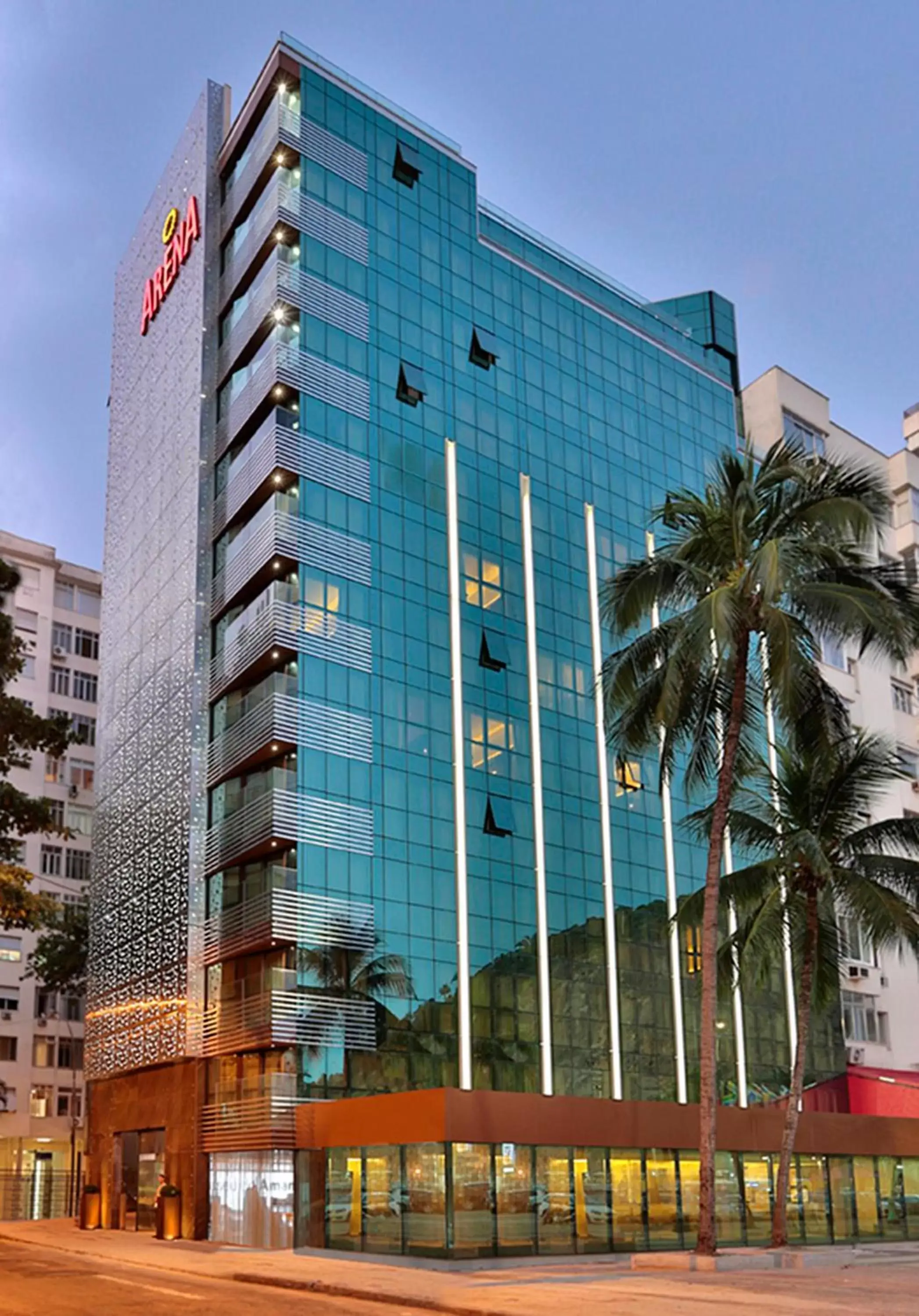 Facade/entrance in Arena Leme Hotel Facade/entrance in Arena Leme Hotel
