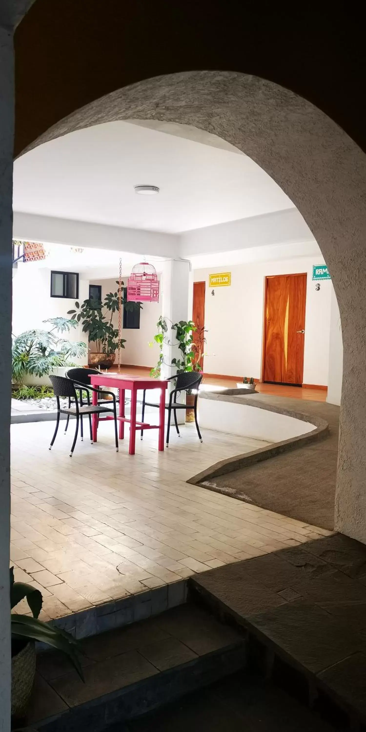 Seating area in Santa Josefita B&B